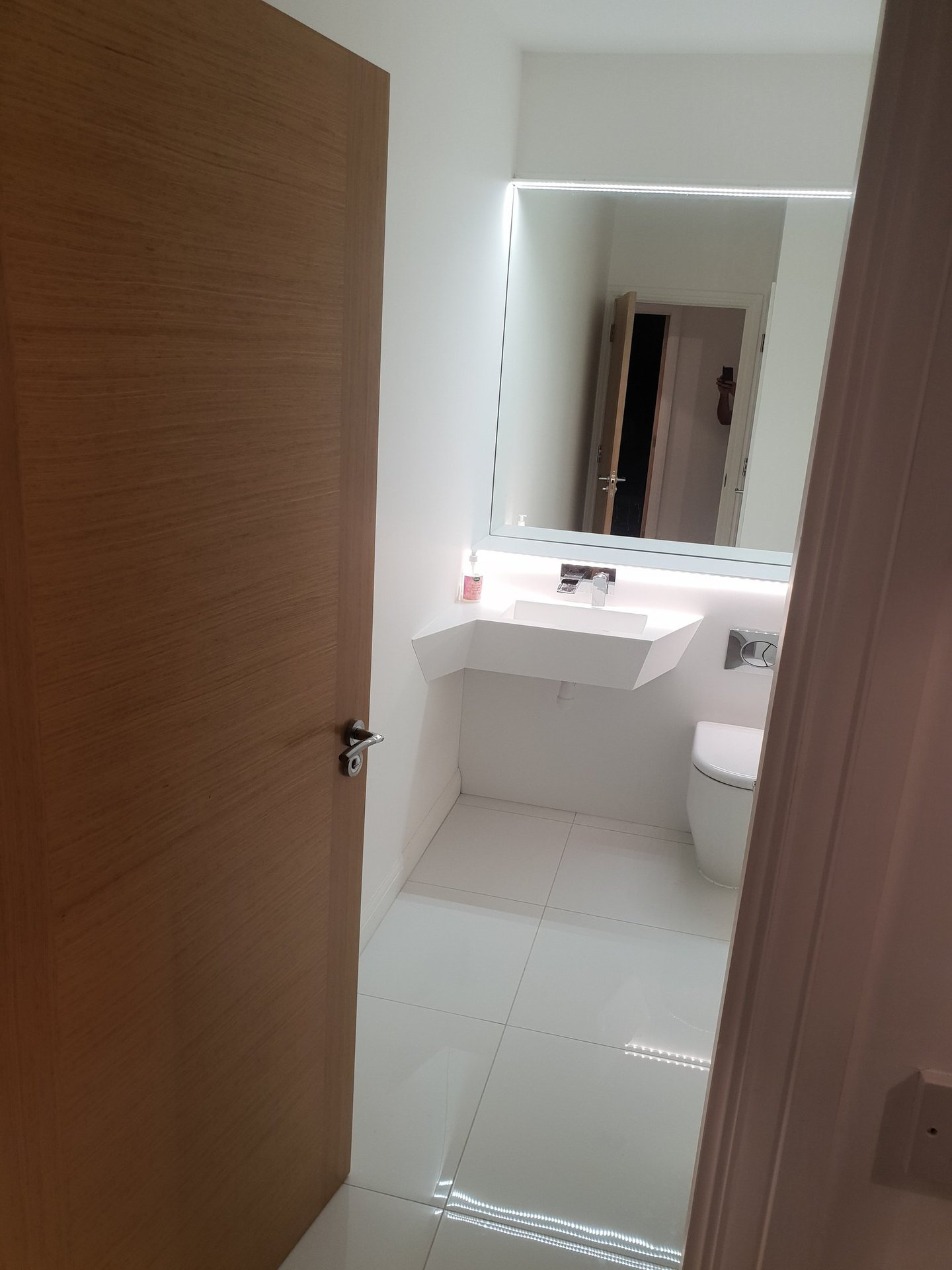 Bespoke sink, designed, fabricated and installed by us.