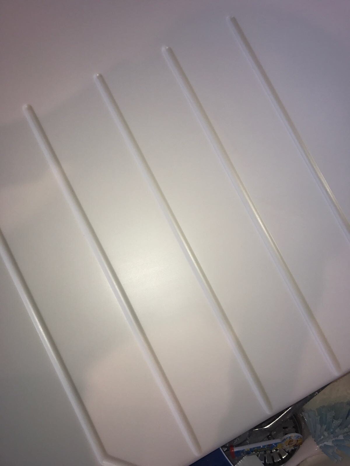 Repaired - Solid surface kitchen worktop which had been badly damaged.