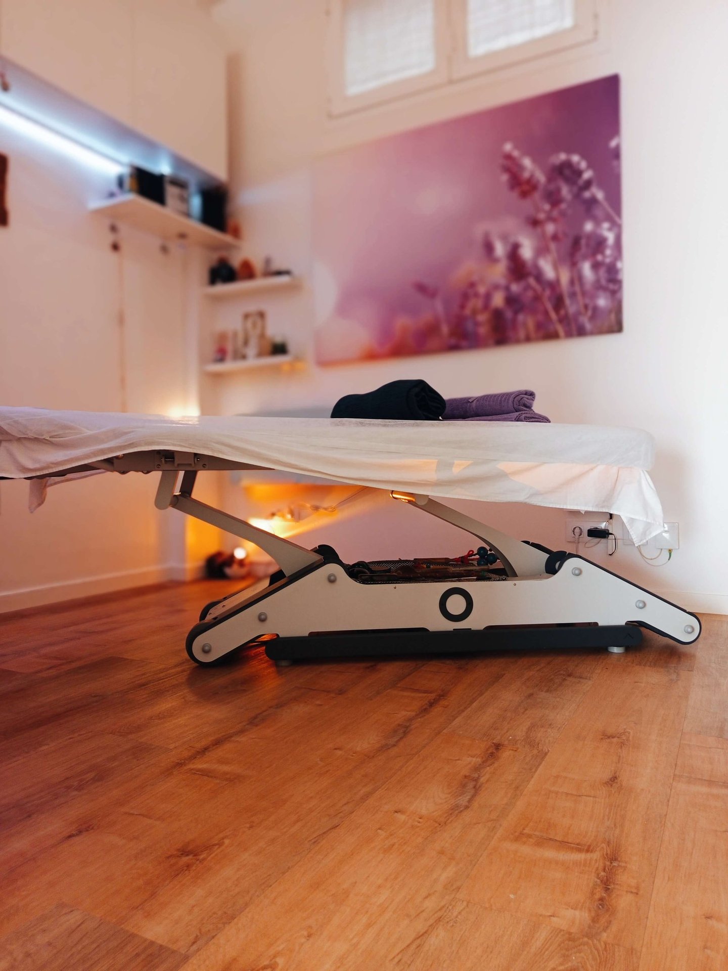 Camilla de masaje eléctrica