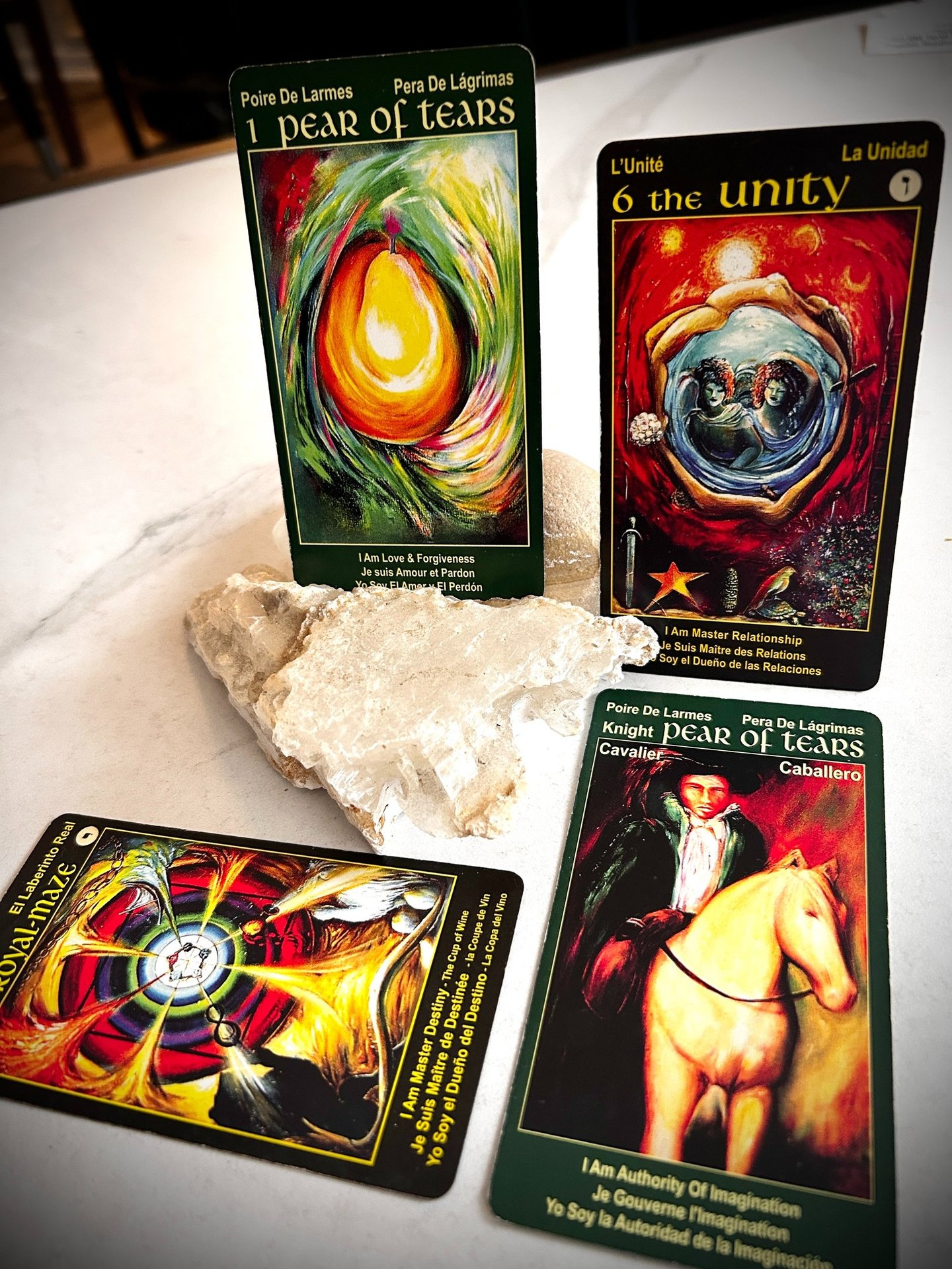 Love Tarot reading 4 cards New relationship romance and destiny