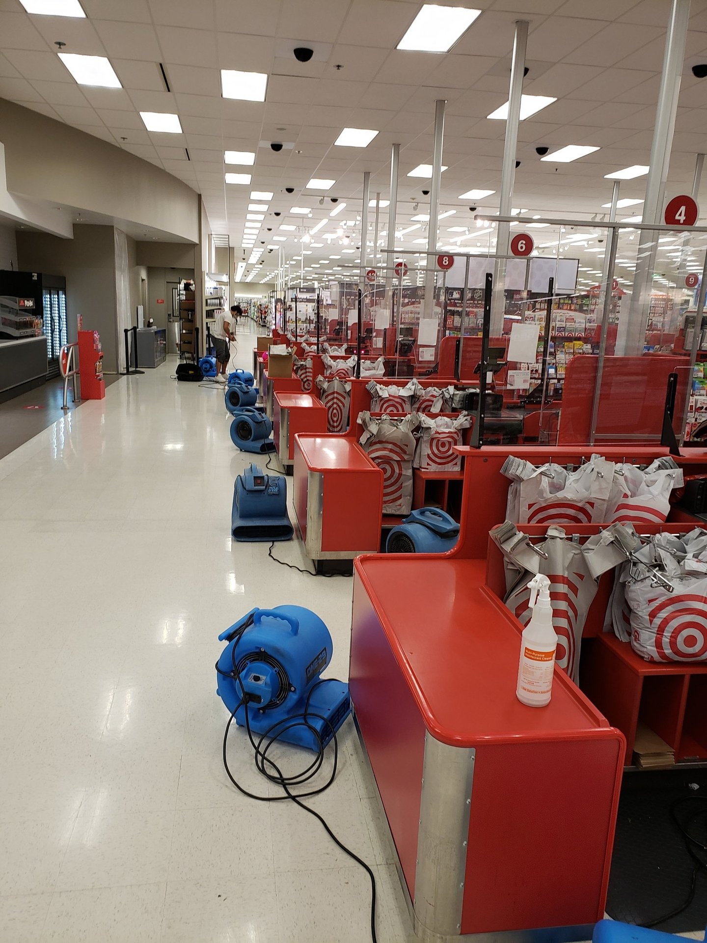 Commercial Water Remediation-at-a-target-business-store