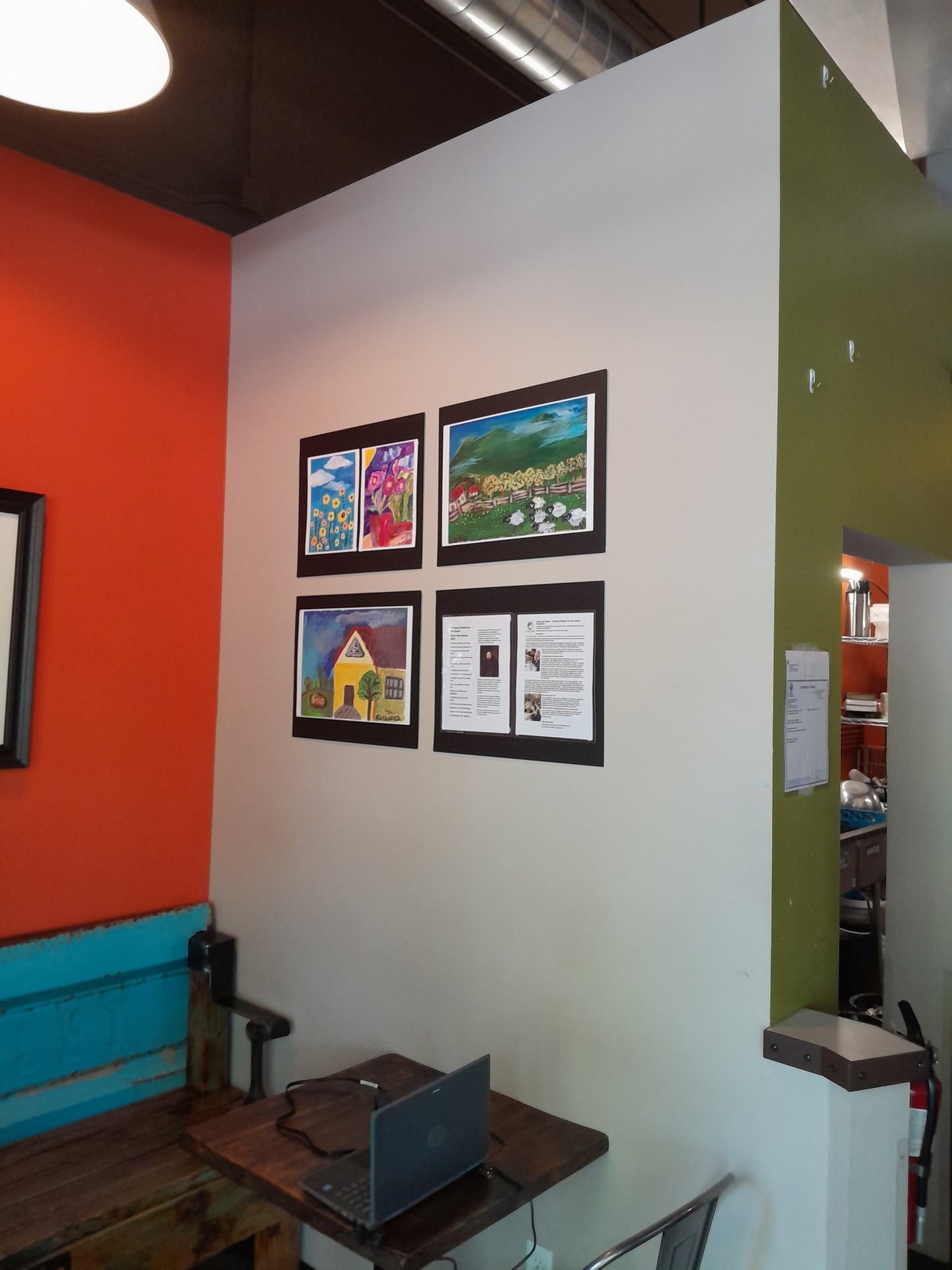 Seattle exhibition showing Ukrainian children's paintings