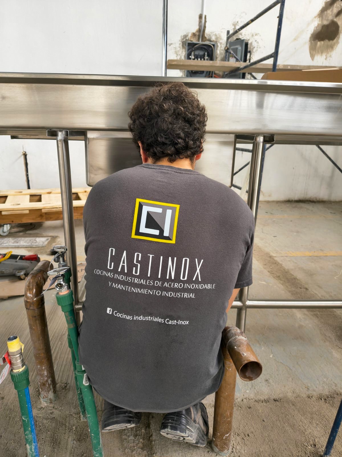 Proceso de instalación de un céspol