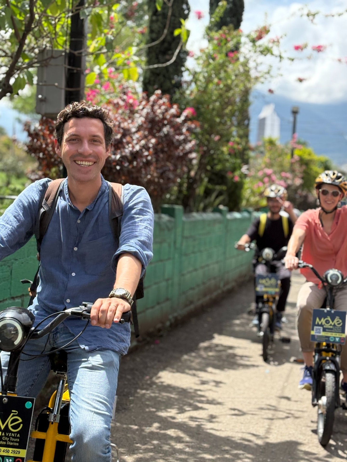 tour vélo Medellín avec guide francophone