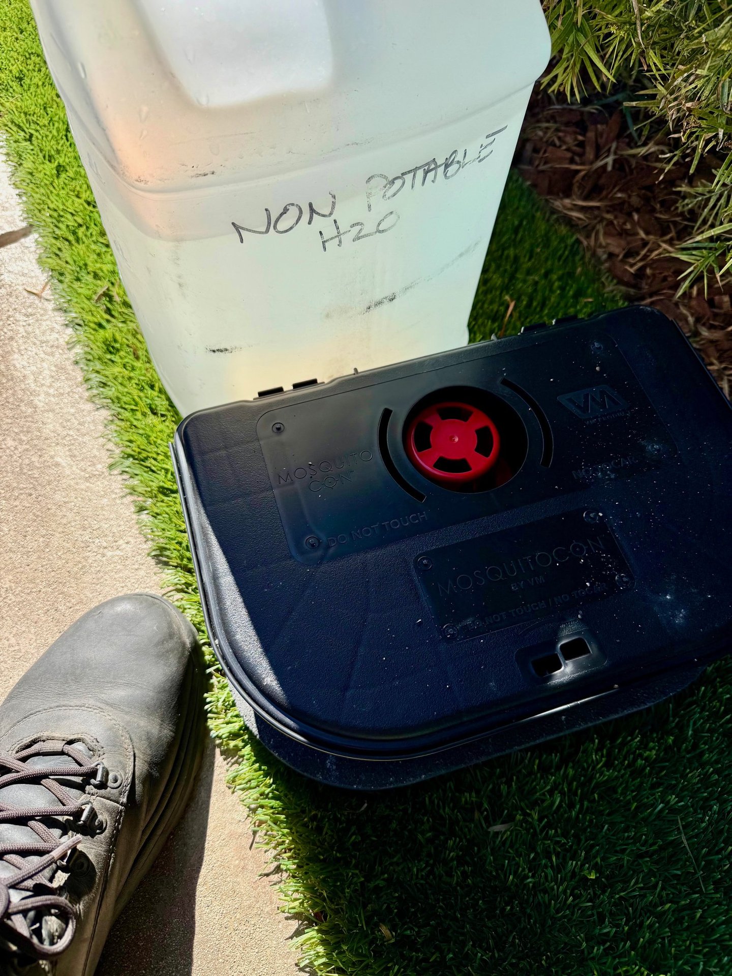 Mosquito control and treatment service station setup in Menifee CA