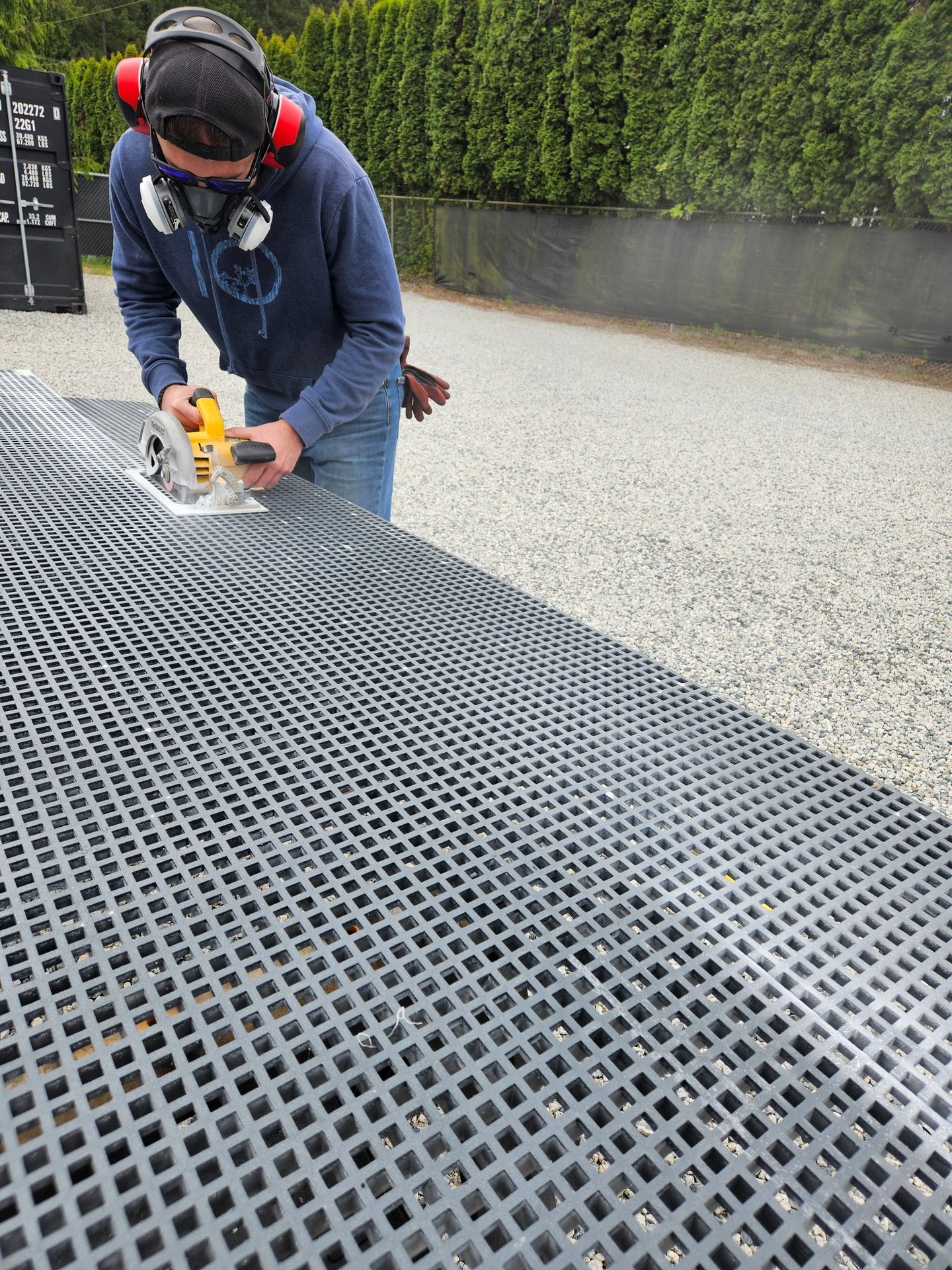 Fabricating Sheets of Marine Composite