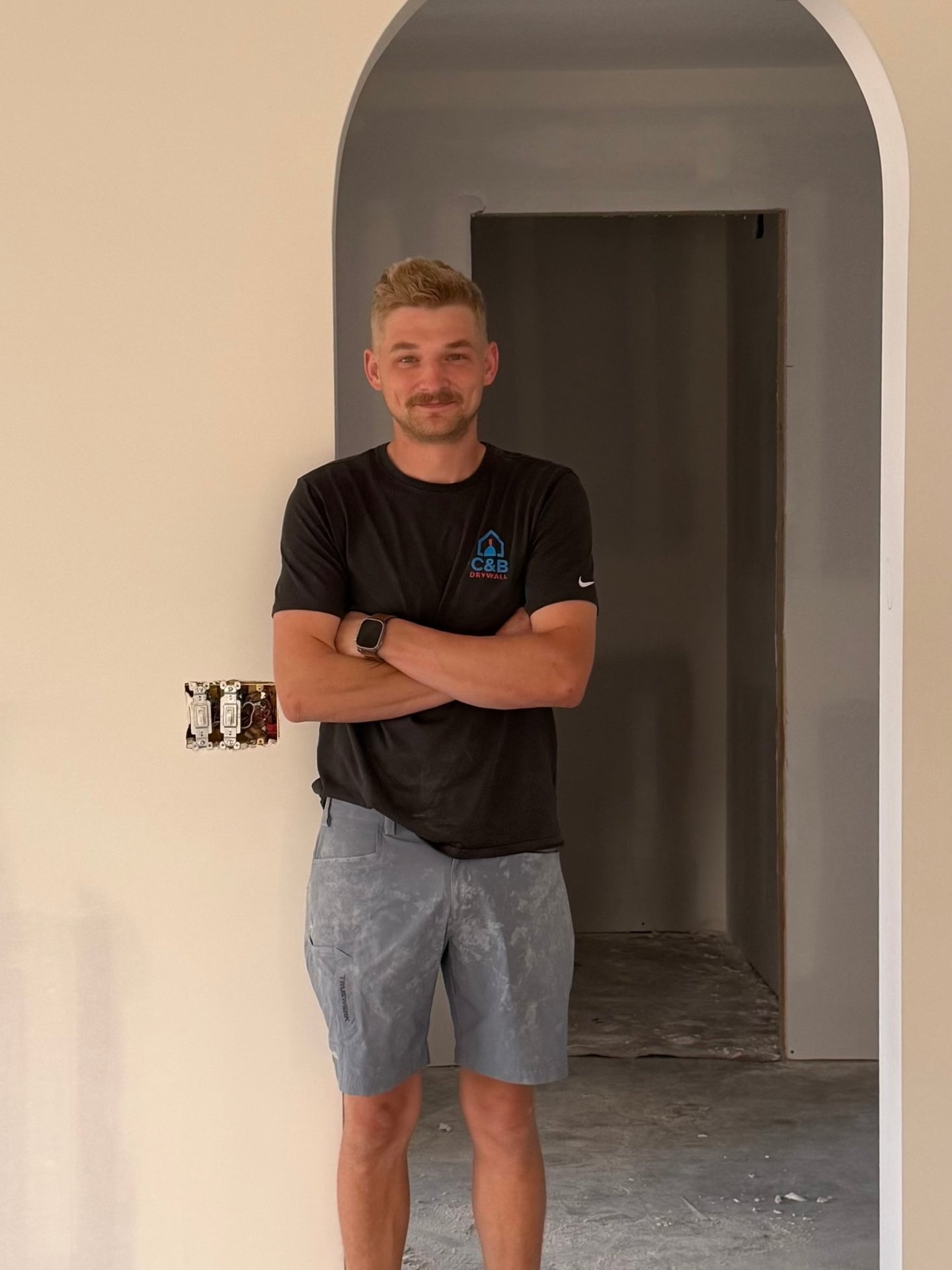Cal Bakeberg, owner of C&B Drywall