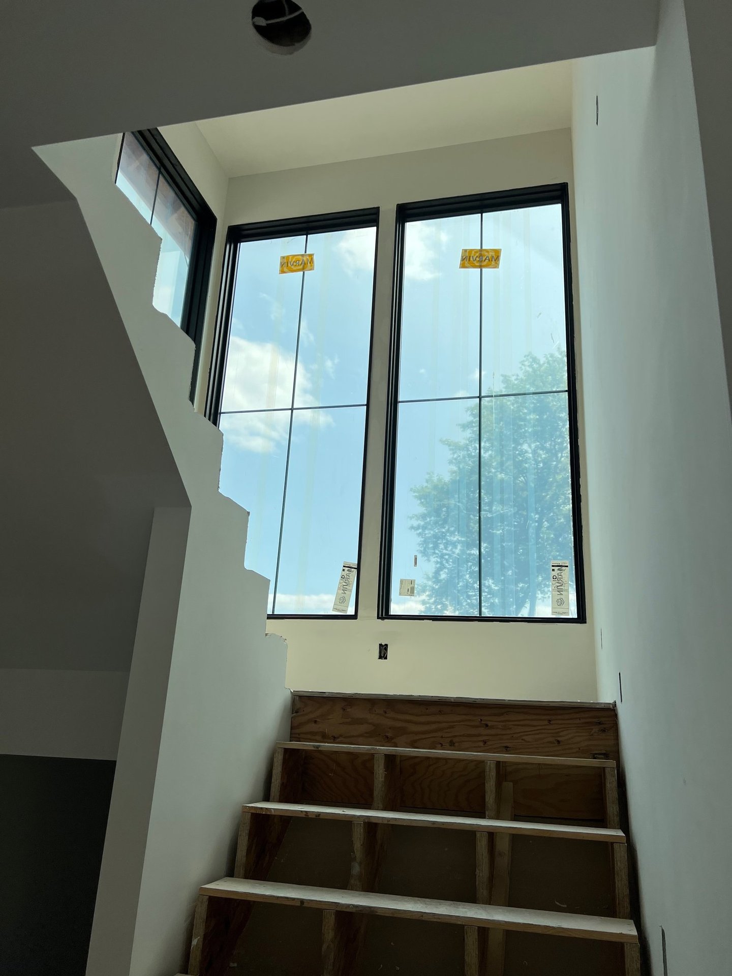 custom drywall on residential lake home in central mn