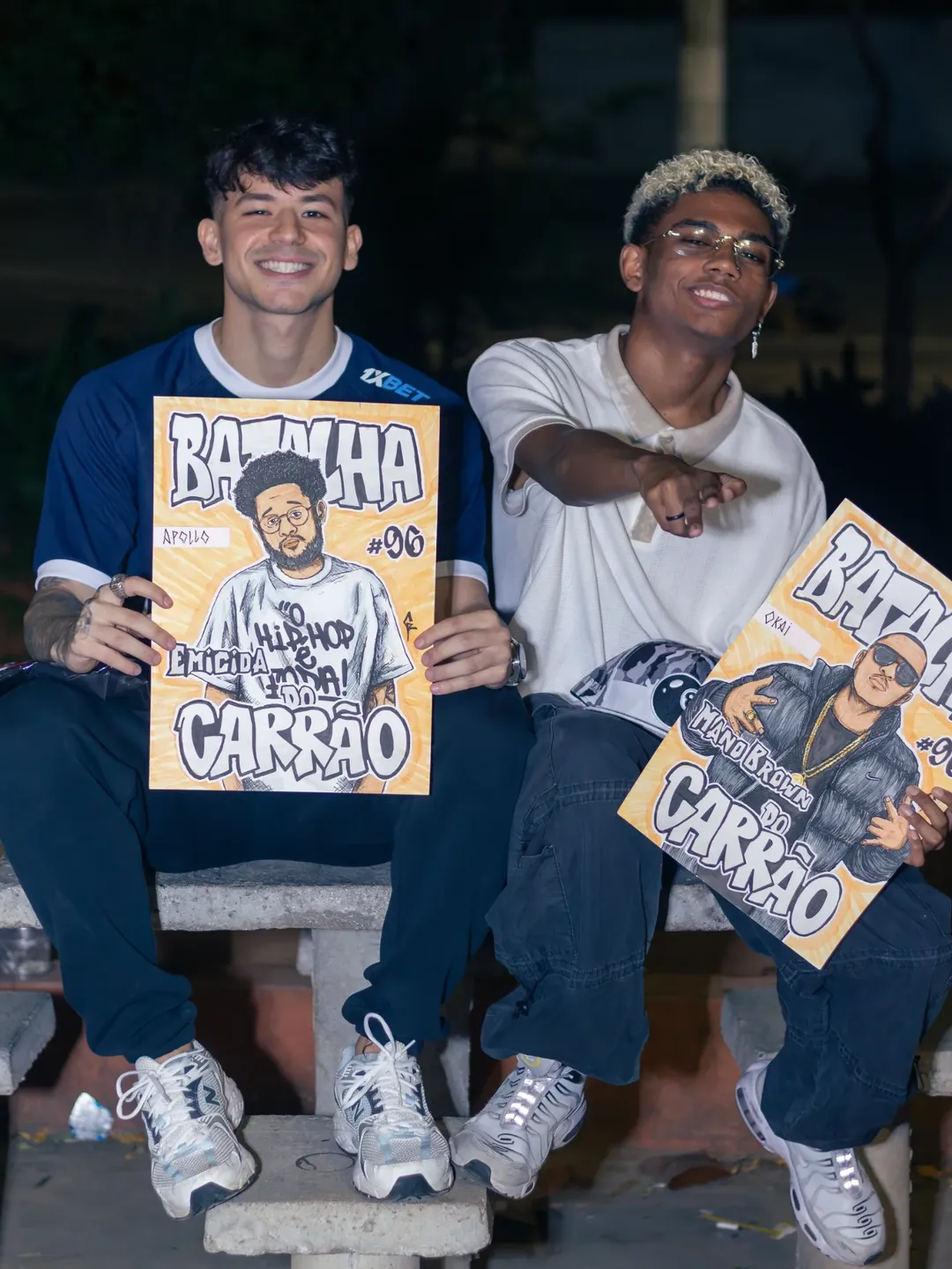 apollo e okai campeoas da batalha do carrao