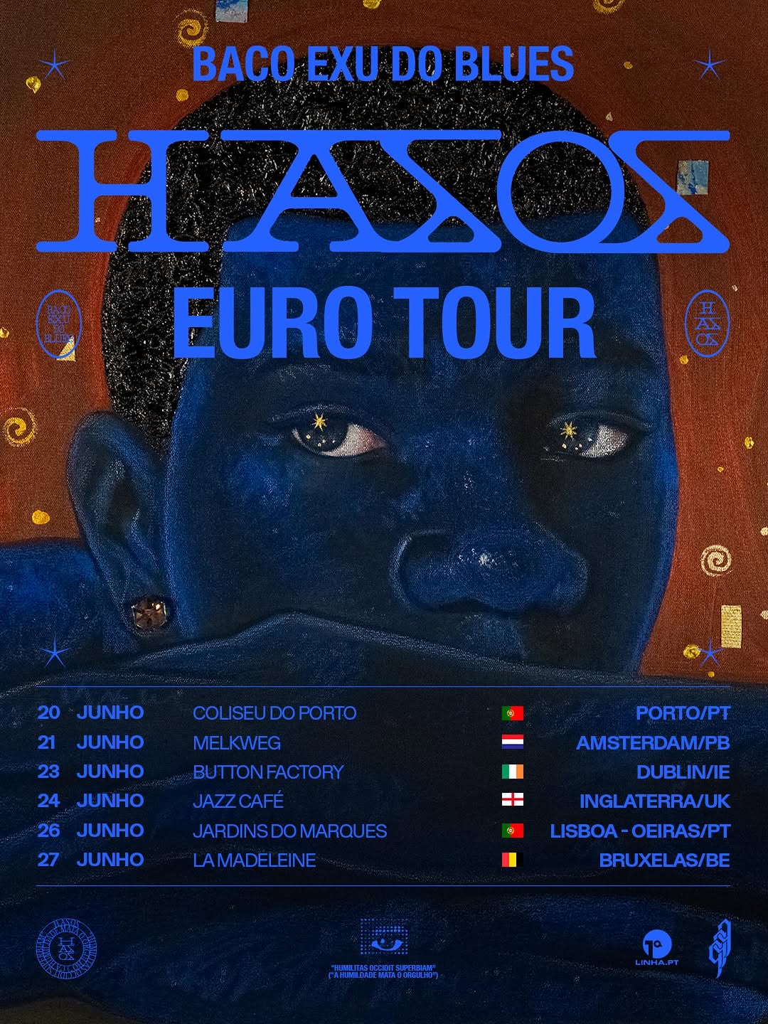 Baco Exu do Blues anuncia turne HASOS com shows pela Europa em 2026