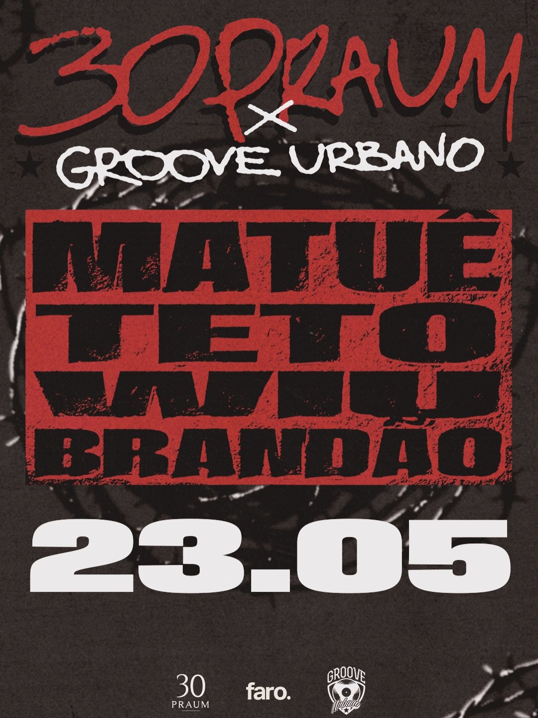 flyer do evento 30praum