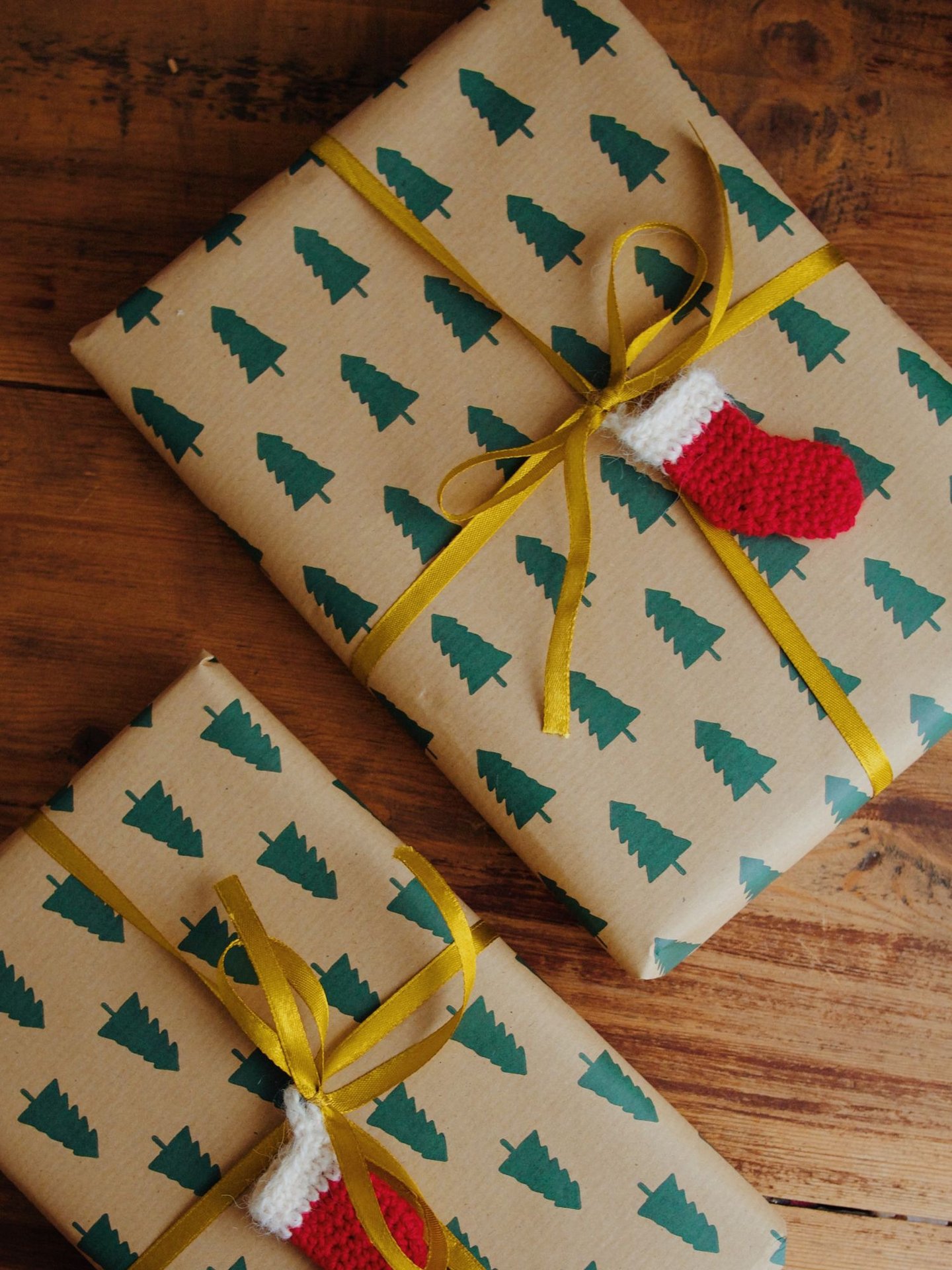 patron crochet mini calcetin papa noel