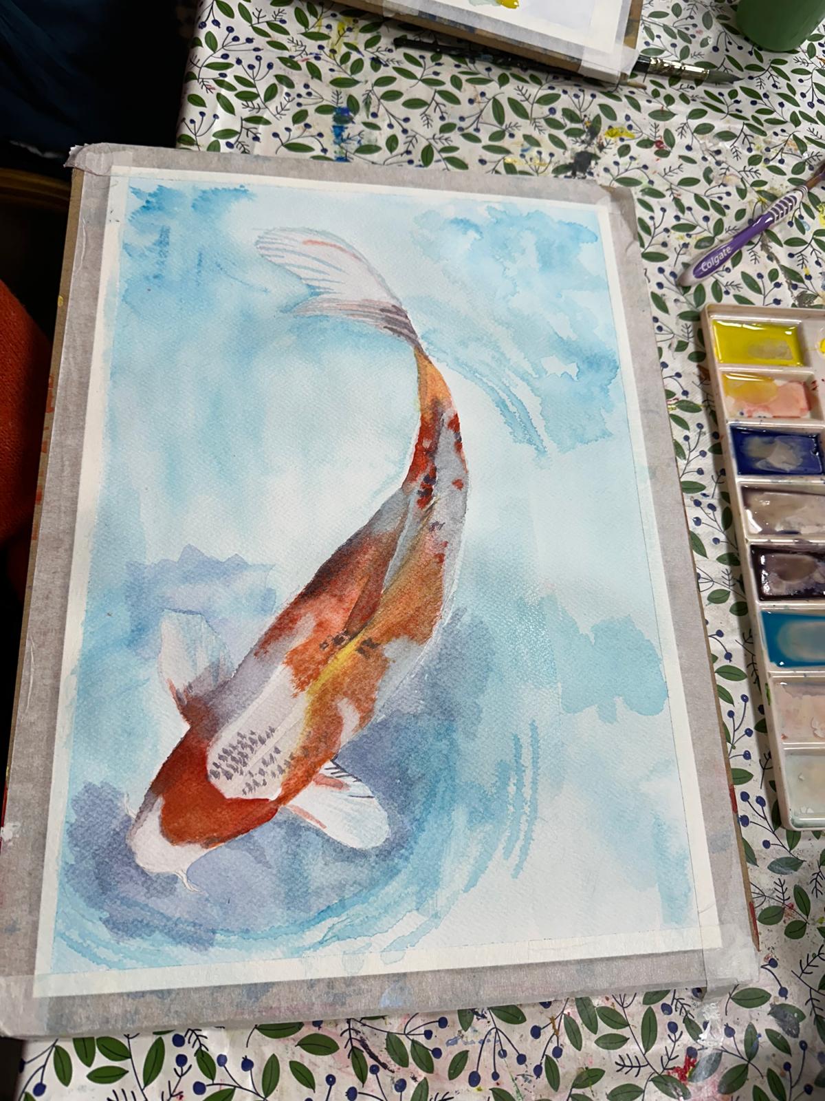 paint watercolour, art course buckinghamshire learn art