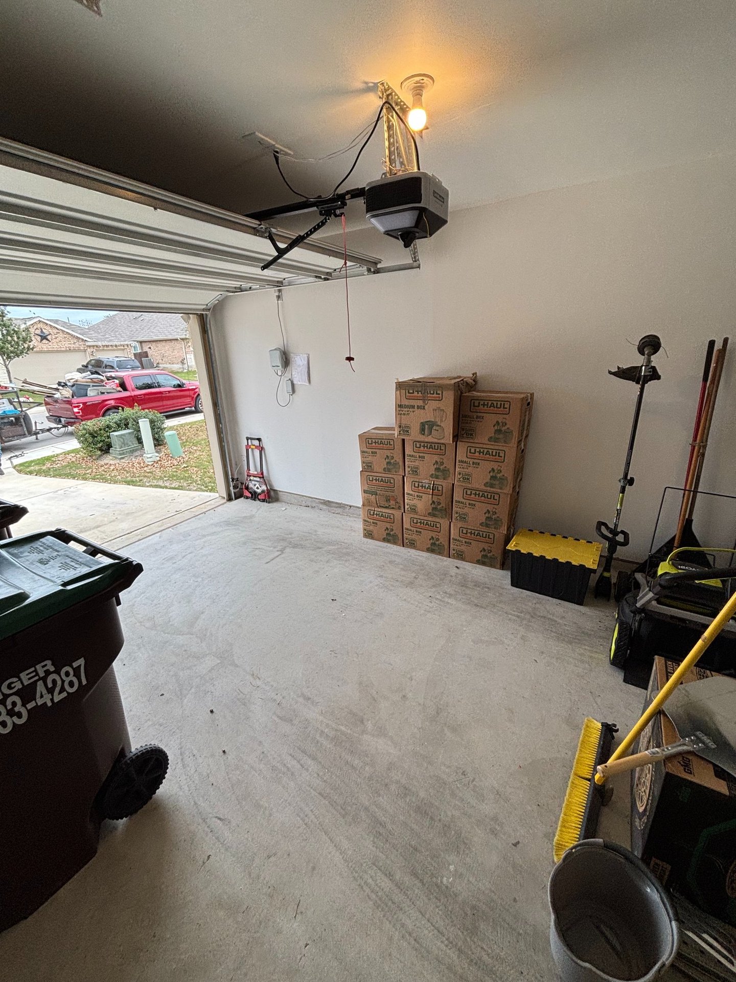 Full Garage Cleanout in Stone Oak