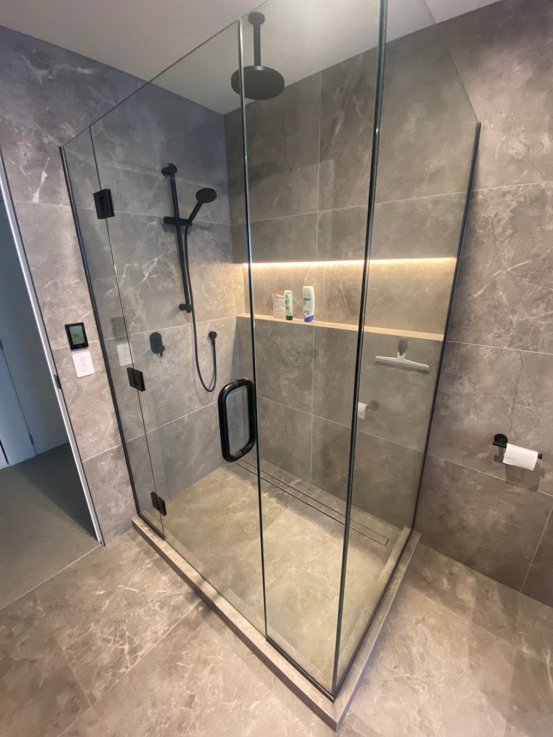 Tile bathroom