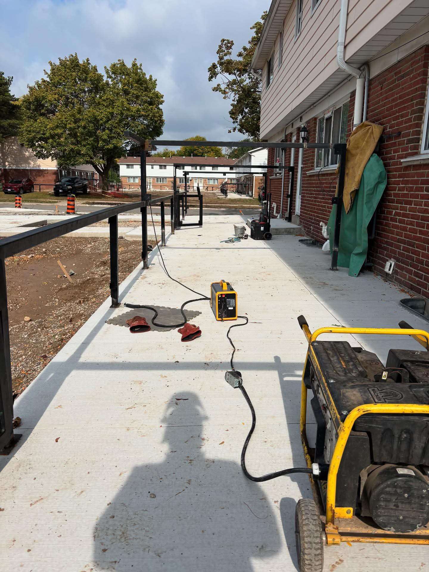 mobile welding railing fabrication