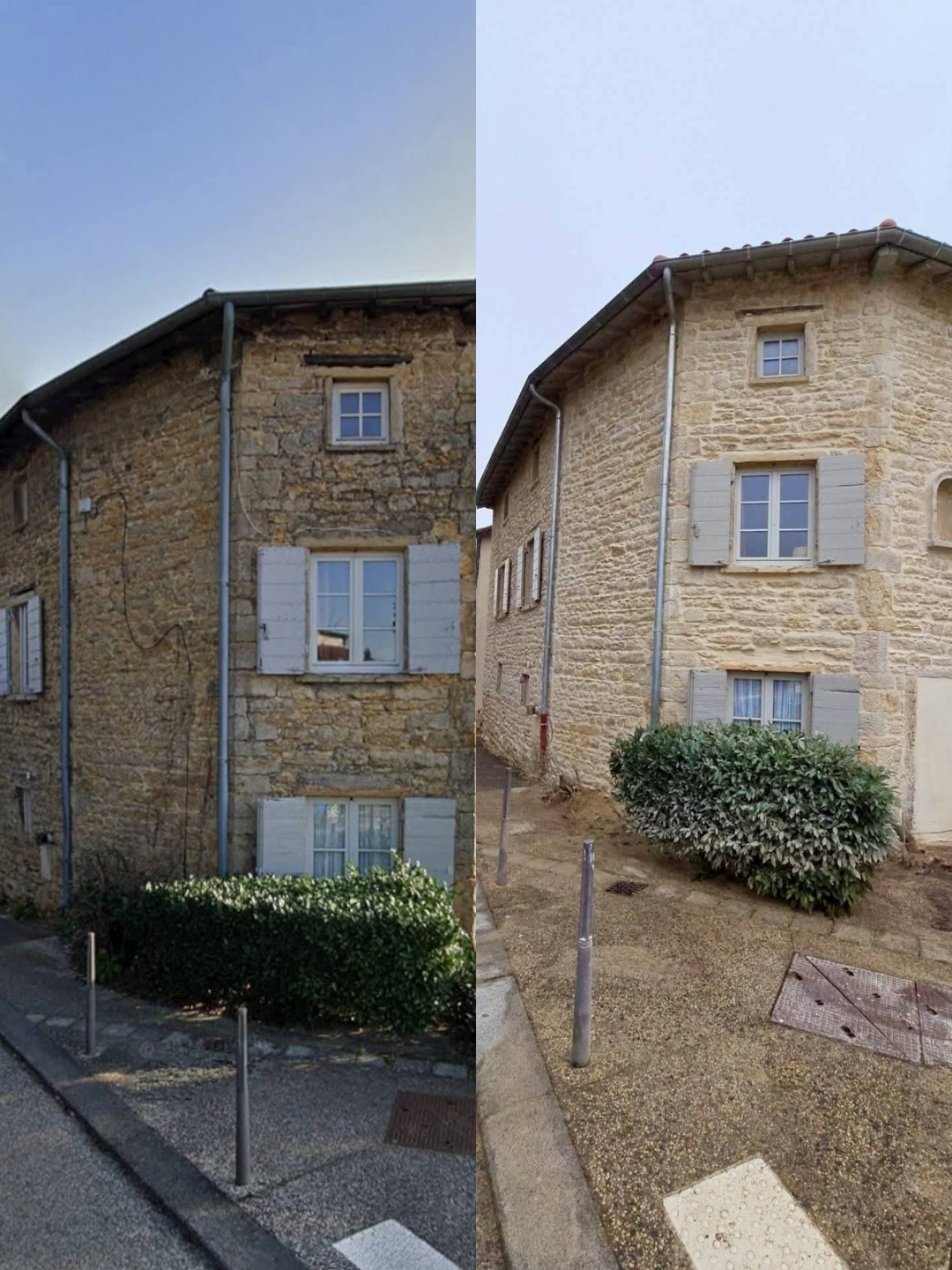 Travaux de rénovation de joint de pierre réalisés par Civan Frères Façades à Bourgoin-Jallieu"
