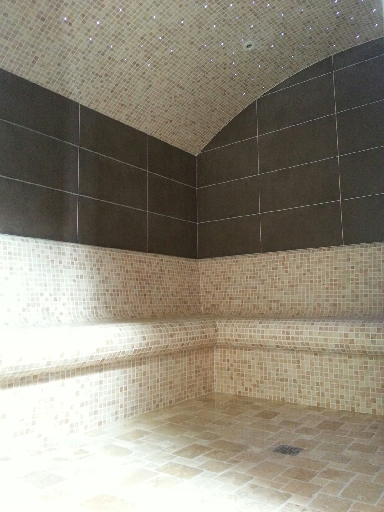 hammam sur mesure avec plafond vouté