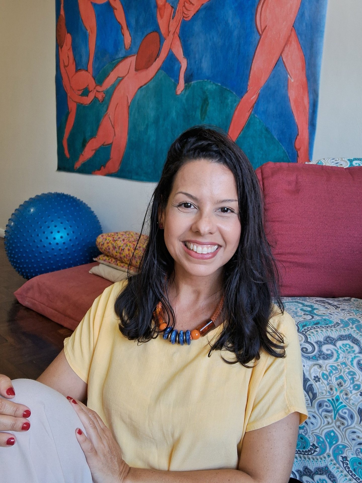 Psicóloga Janaína Gomes, mais de 20 anos de experiência em Terapias que integram corpo e mente.