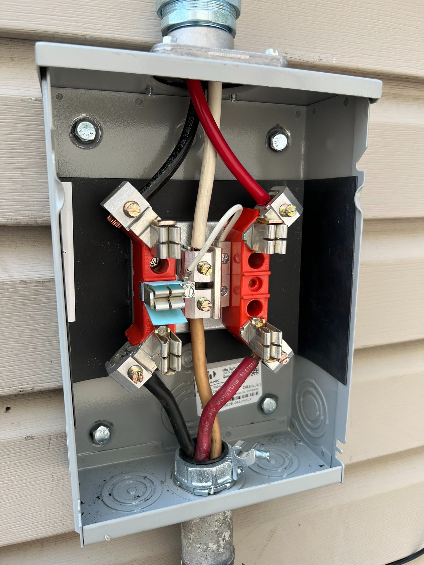 Electrical disconnect wiring installation in Reading PA by Brito Electrical