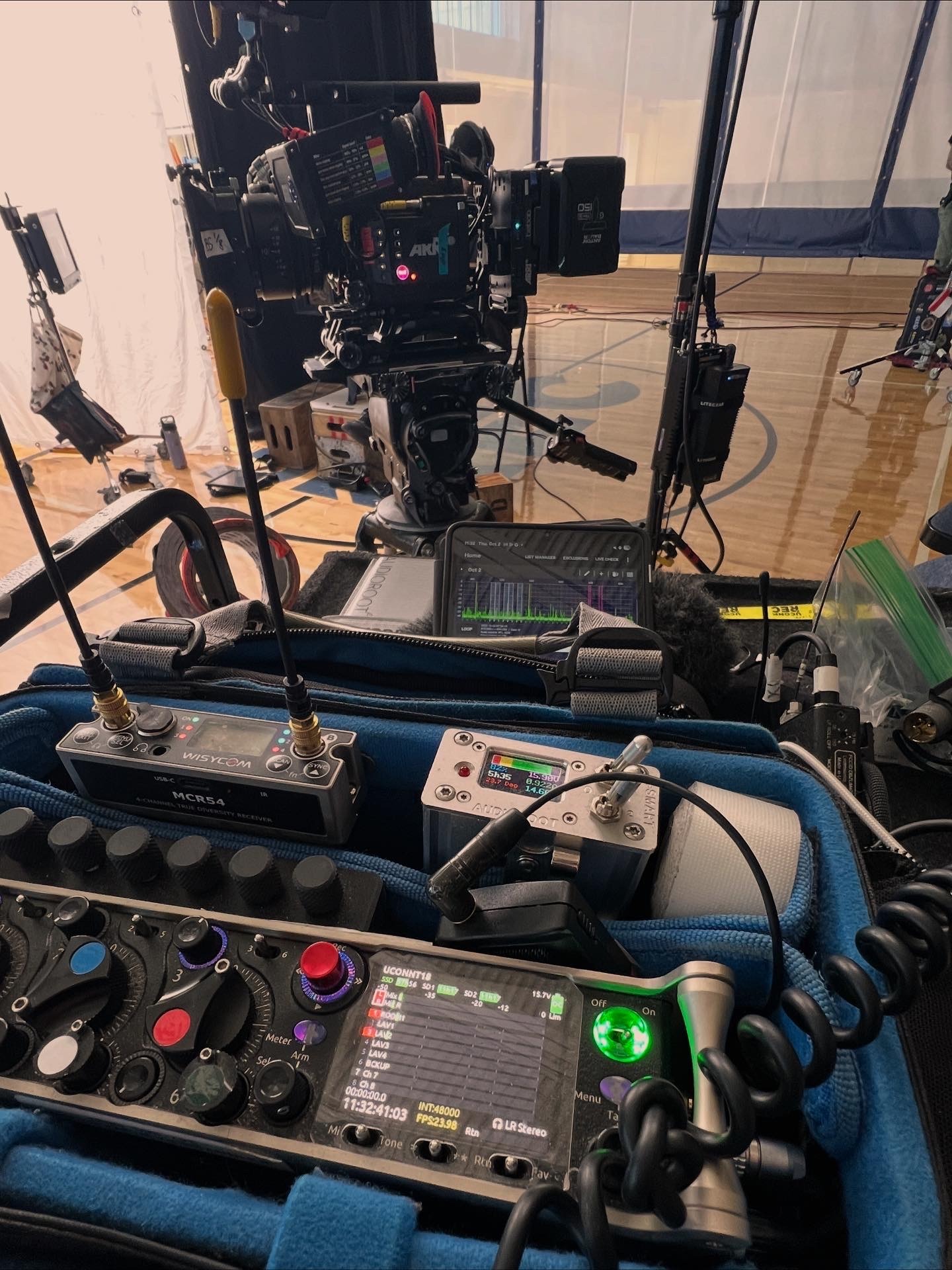 Location Sound 833 Mixer & Wisycom with with an Arri Alexa Camera on a documentary shoot. 