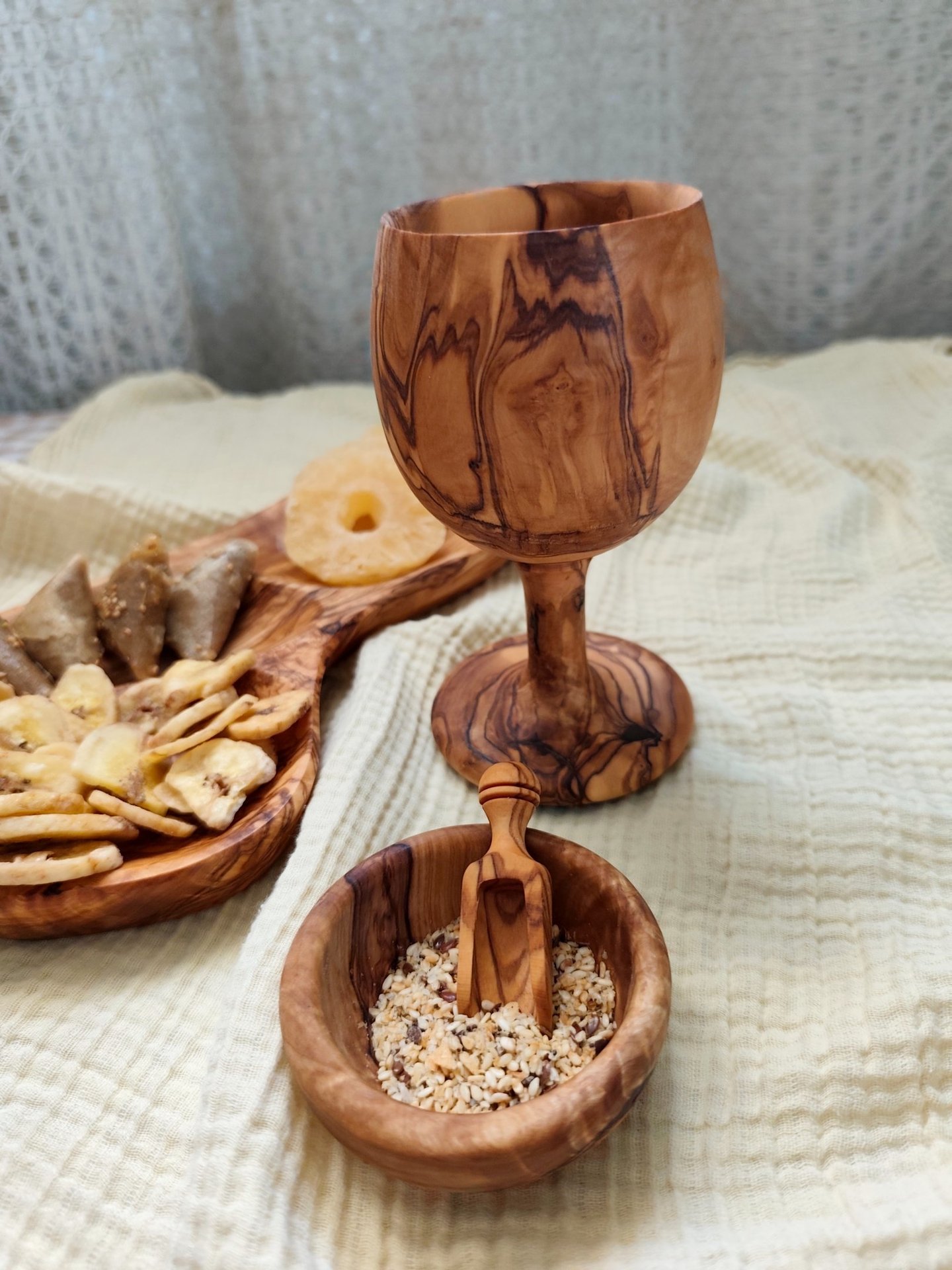 Ustensiles en bois d'olivier 