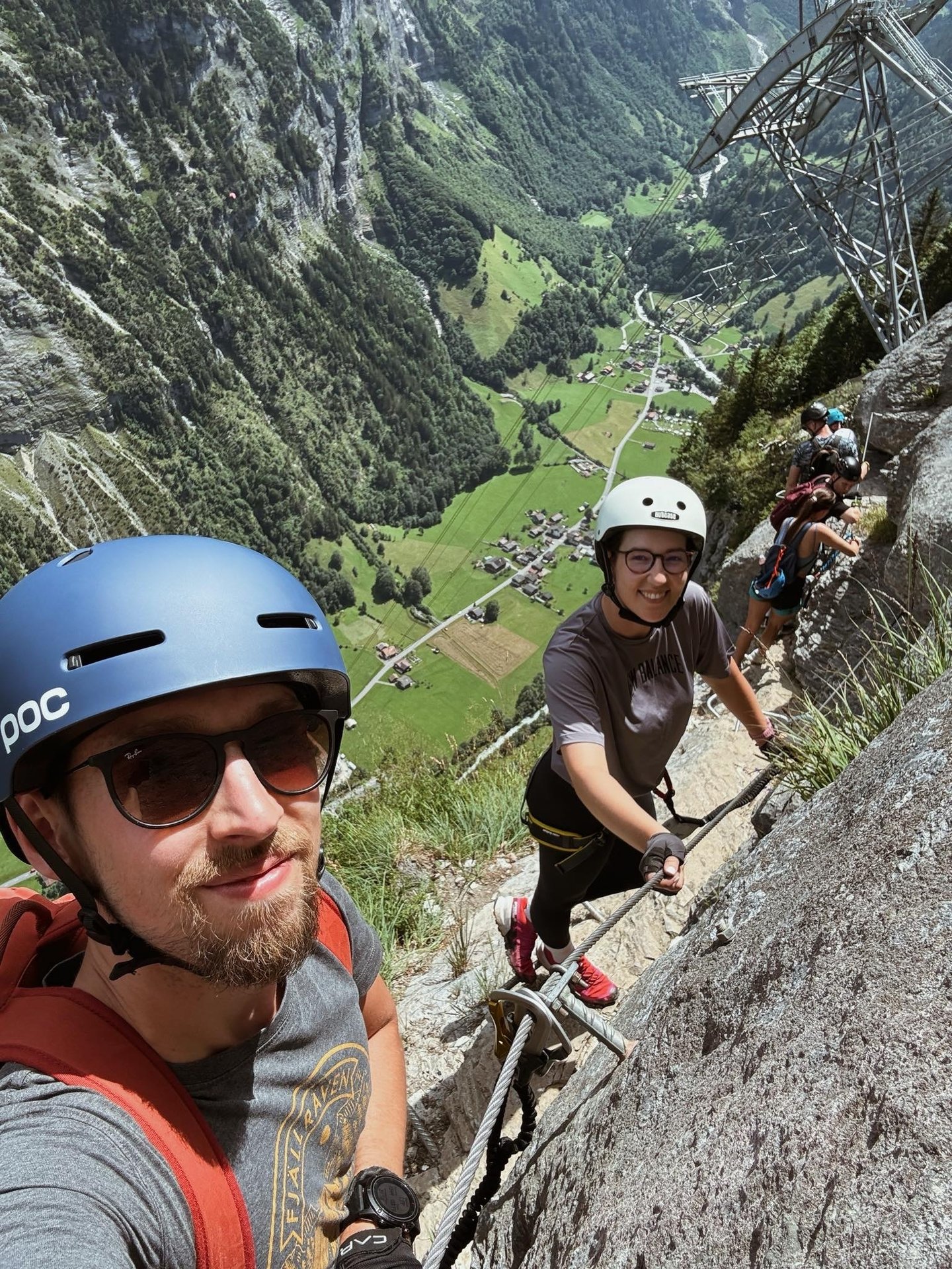 Alpinizmas via ferrata Šveicarijoje