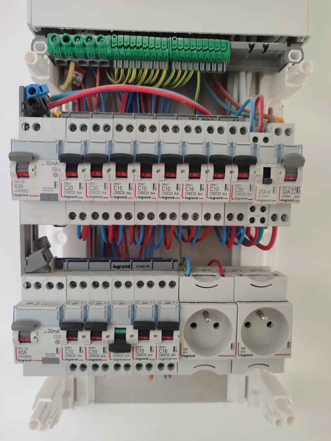 exemple de chantier tableau électrique