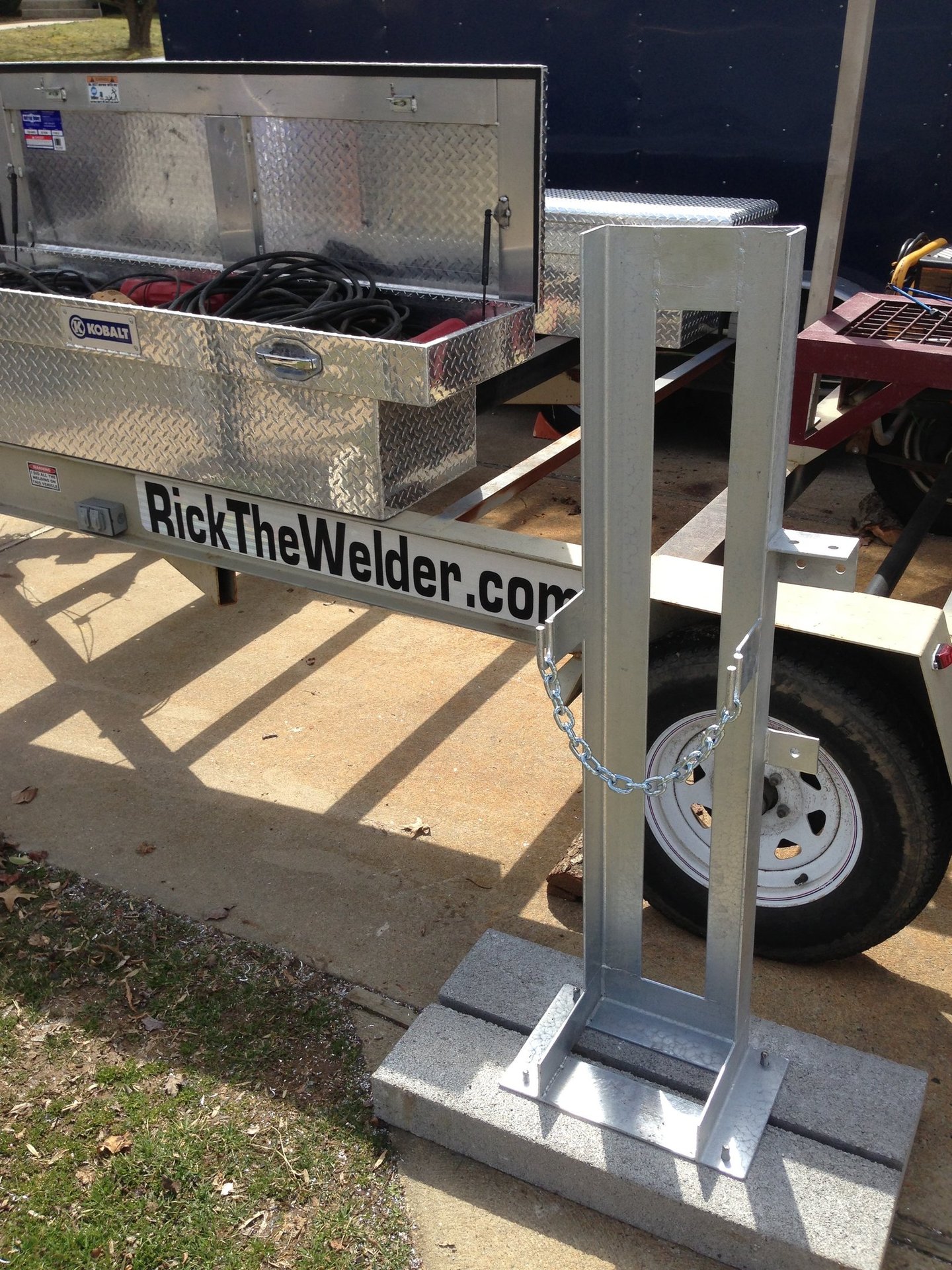 Substation nitrogen bottle racks, Fabbed and galvanized, Delmarva Power