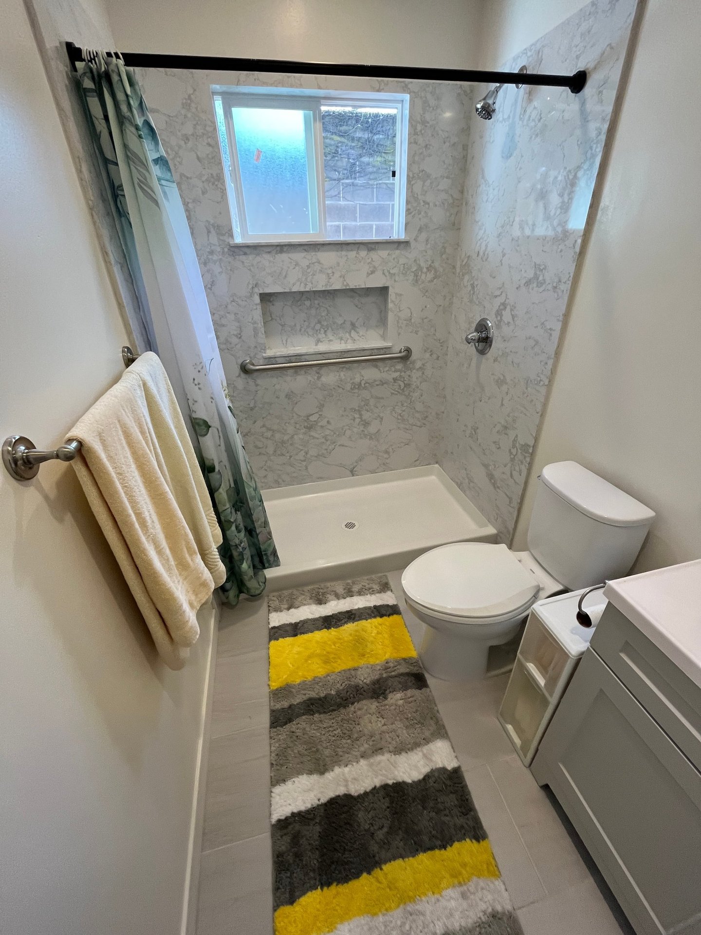 interior bathroom remodel for Accessory Dwelling Unit (ADU)