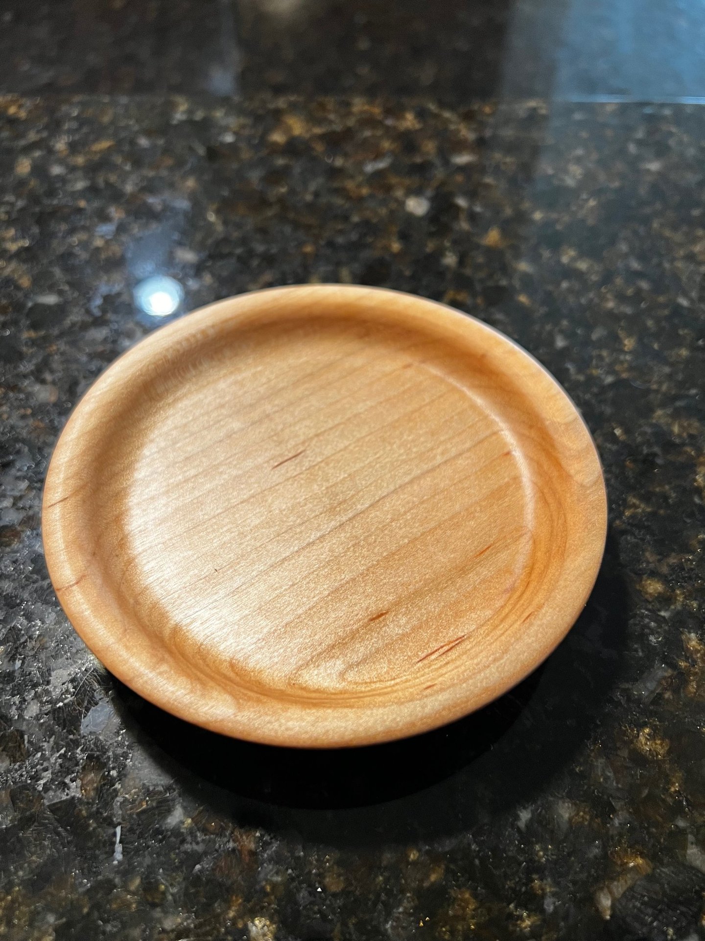 wine glass snack dish