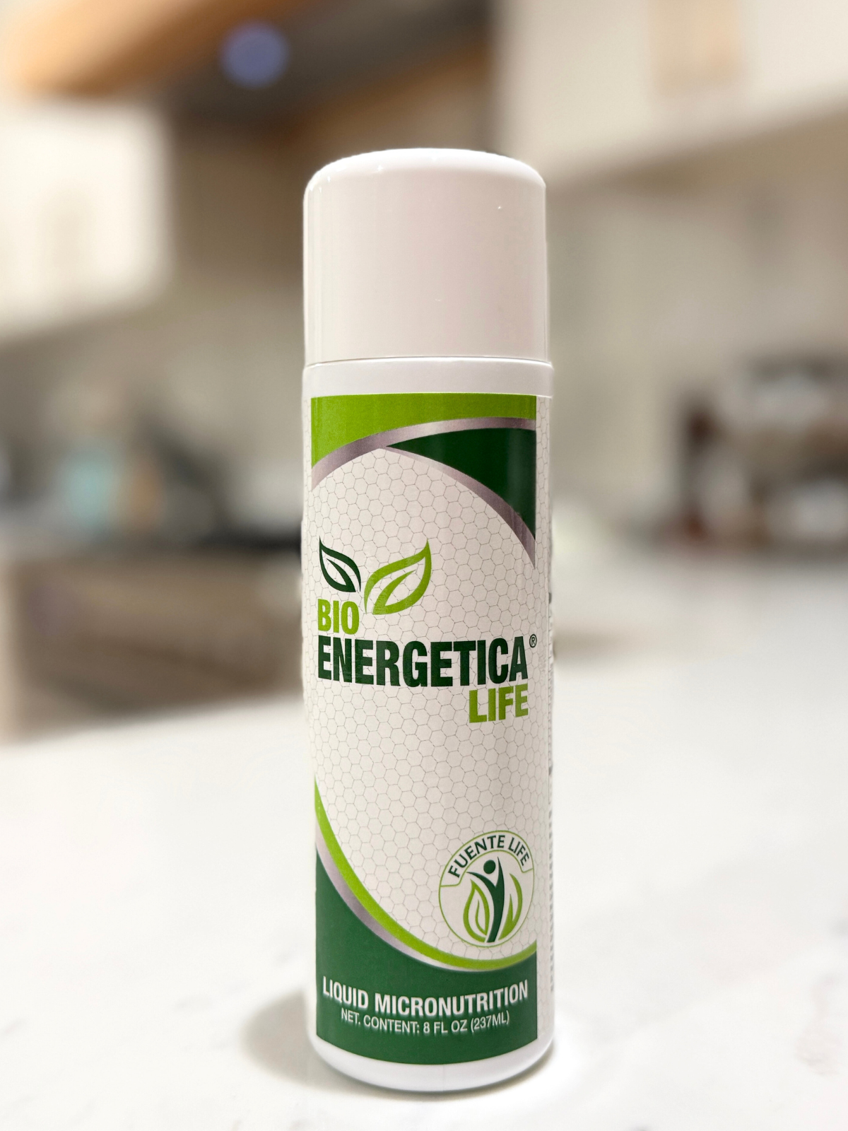 Bioenergetica Life liquid micronutrition supplement bottle by Fuente Life