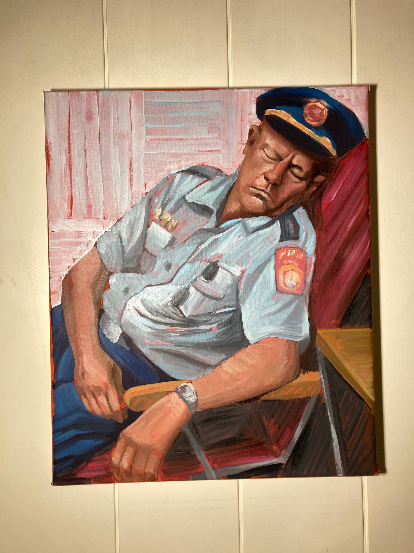 Call of Duty. Óleo sobre tela. 50 x 60 cm. 