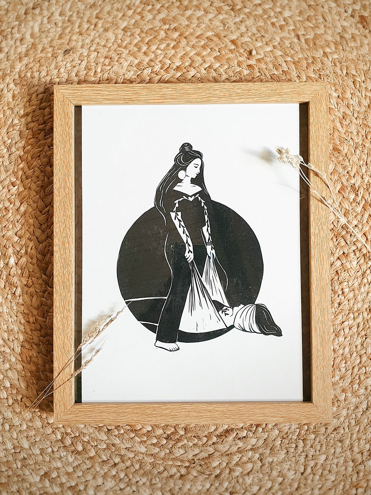 Affiche Illustration Soin Rebozo