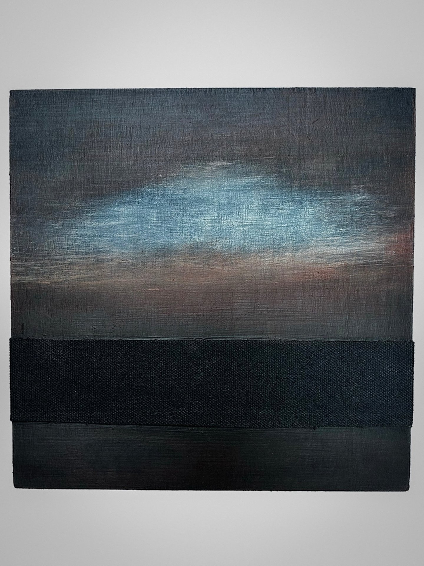 Mixed media abstract art. Landscape abstract. Laurence Moracchini Ditchling Studio.