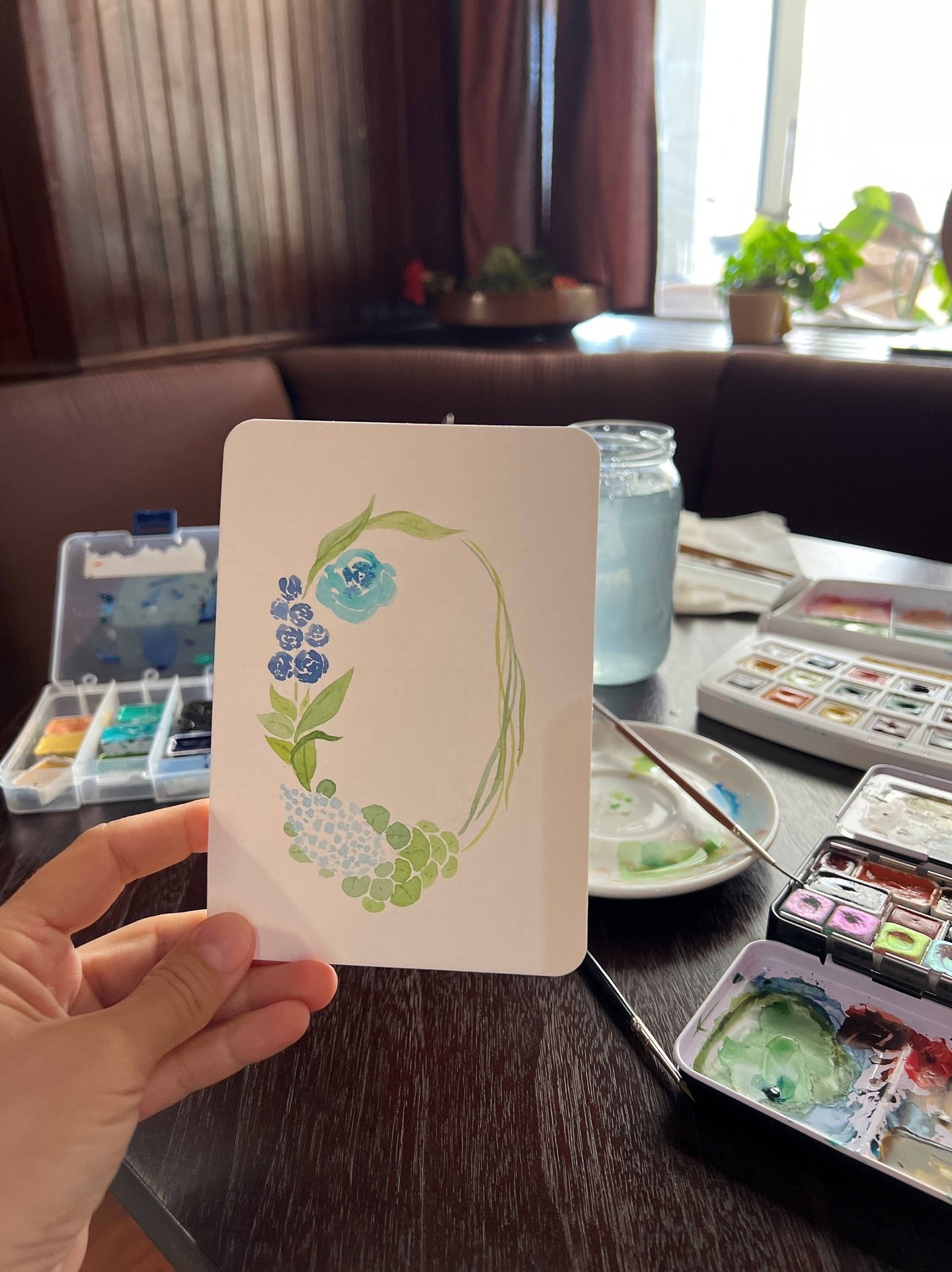 Botanical Art Breakfast em Ourém, sessão de ilustração botânica em aguarela para adultos