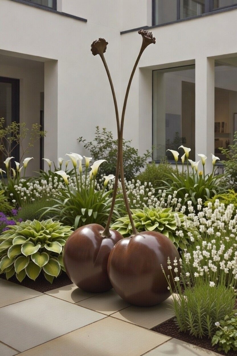 Bronze Sculpture Cherries By Mark Richard Hall