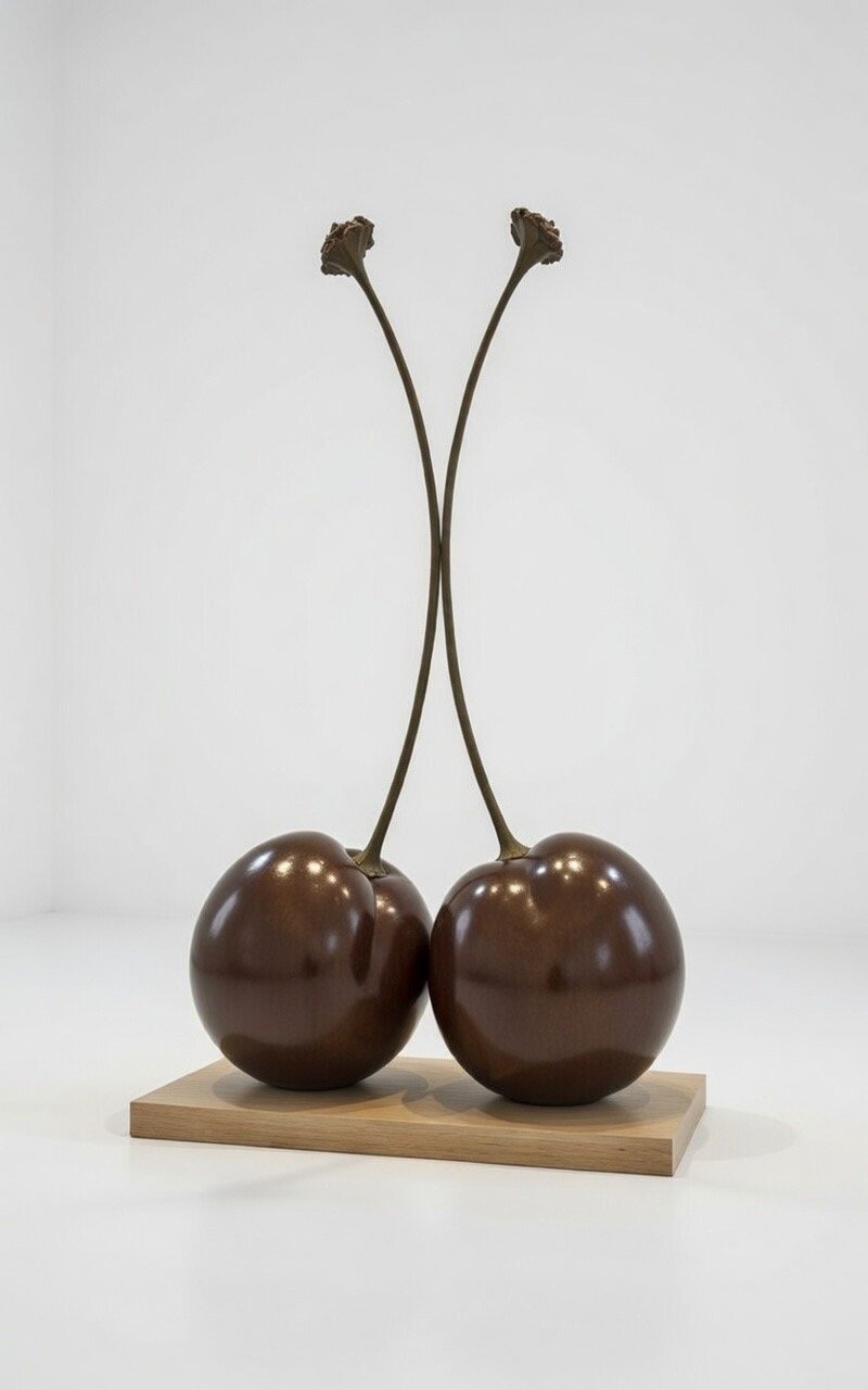 Bronze Sculpture Cherries By Mark Richard Hall