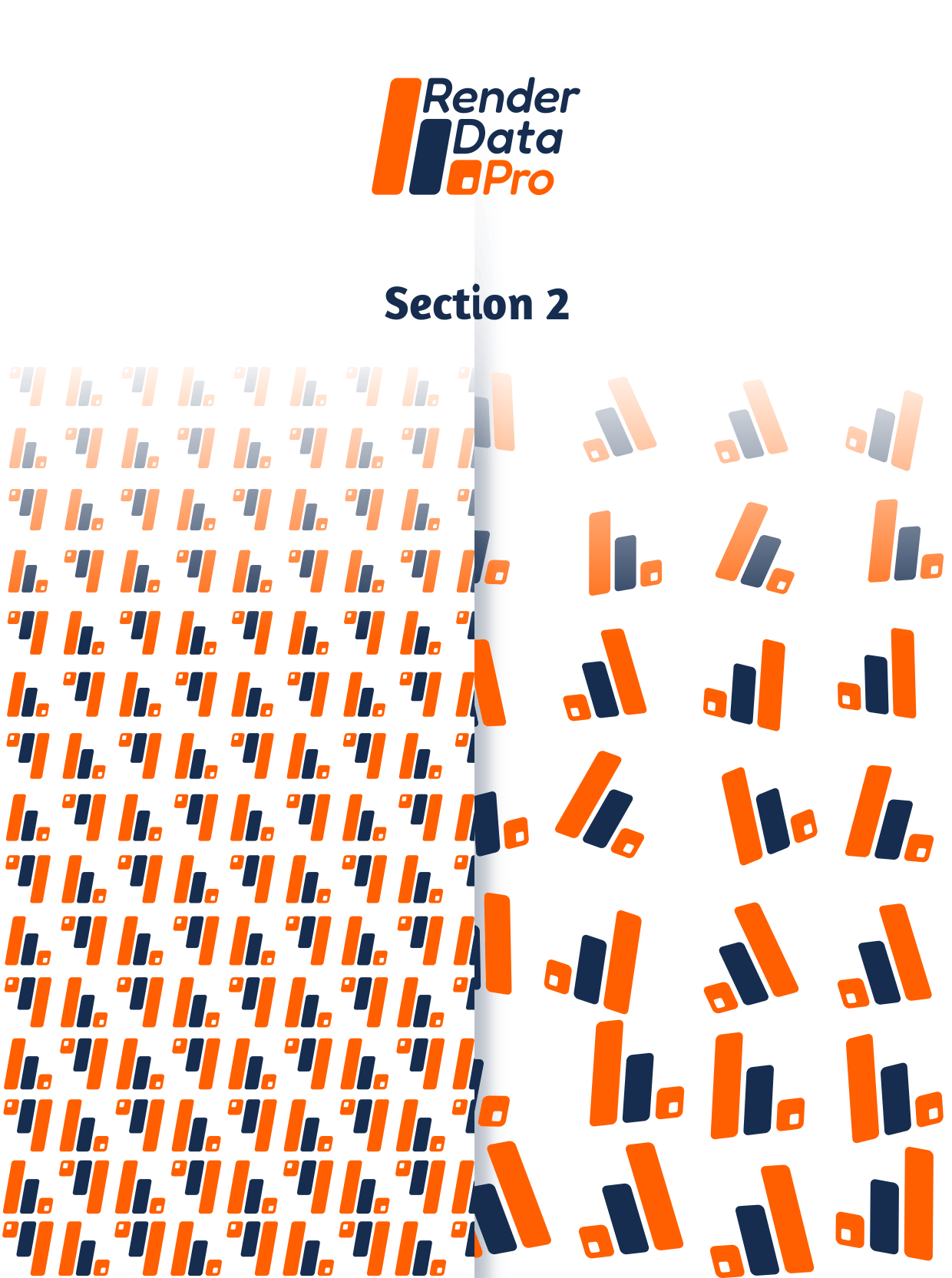 Montage of an AGL section opening. With AGL you can customize each section or chapter.