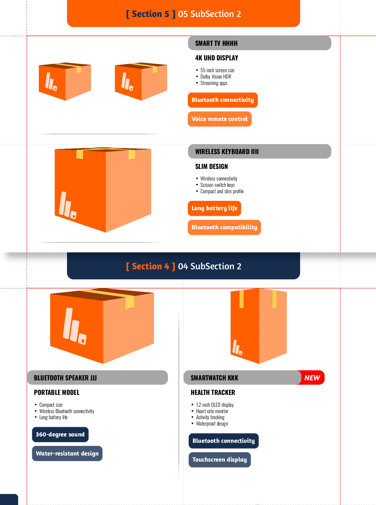 Montage of a page that show the two internal layouts of AGL.