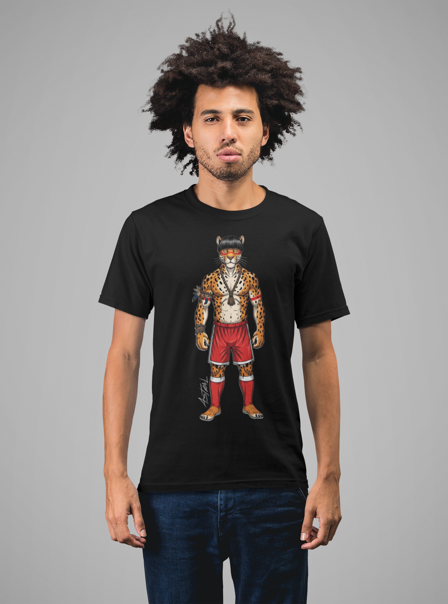 camiseta preta Xavante
