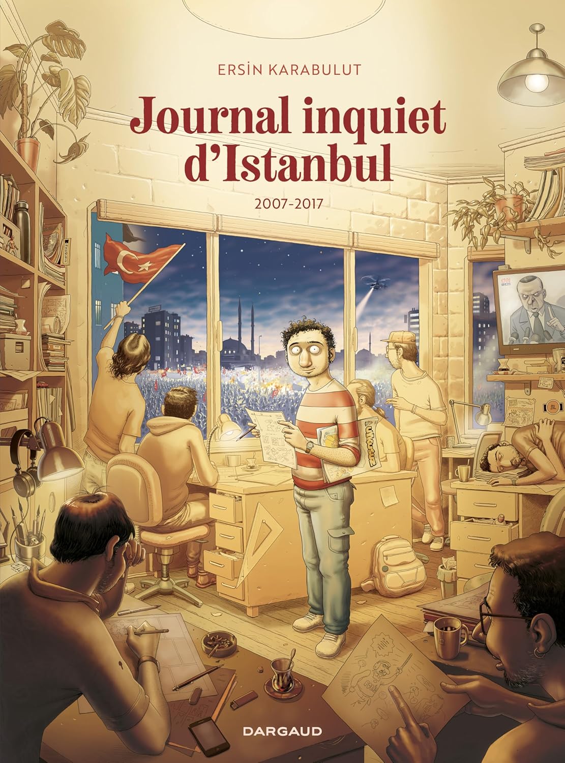 Première de couverture du tom 2 de la BD Journal inquiet d'Istanbul