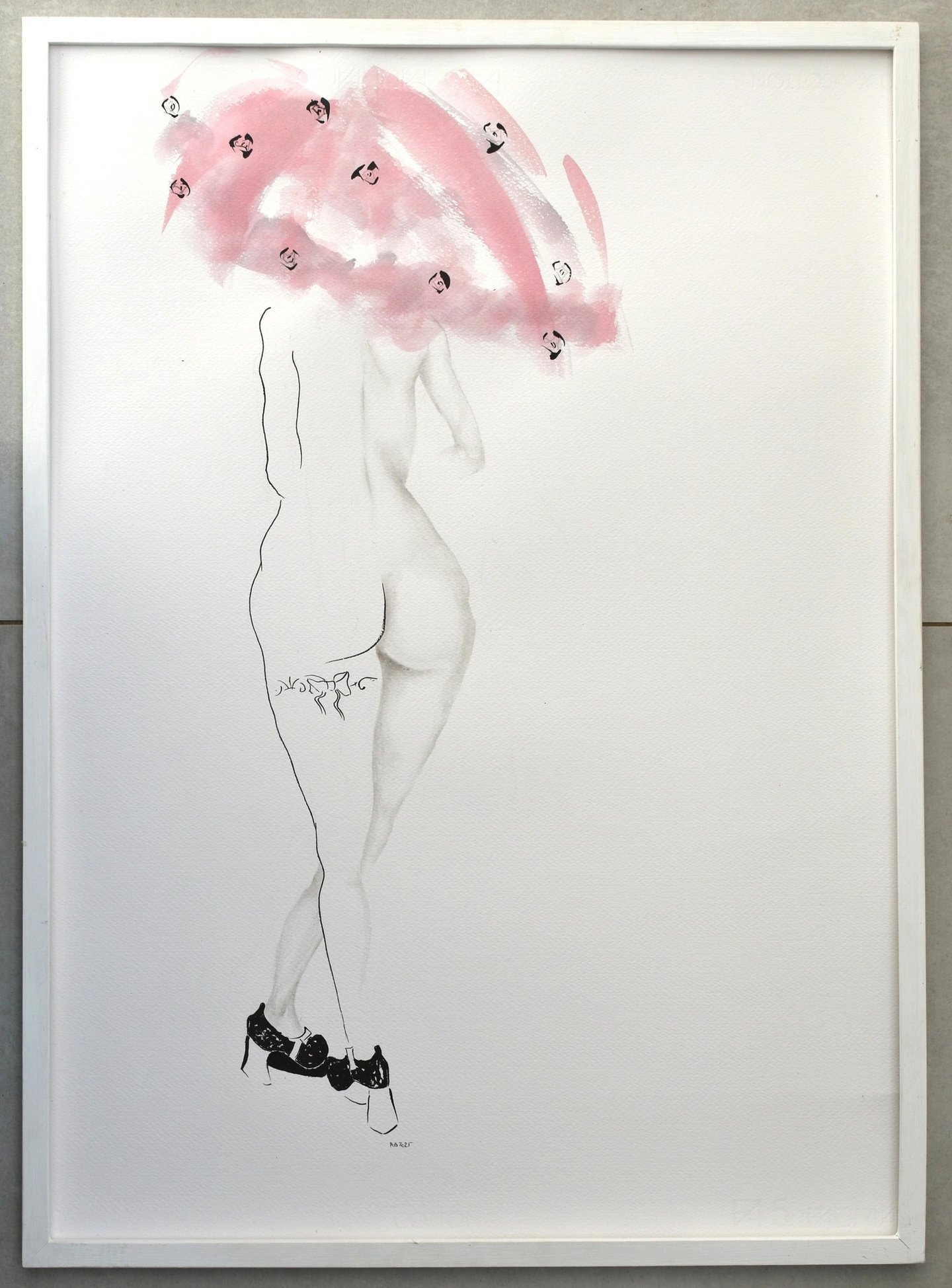 ombrelle dessin à l'encre artdrawing