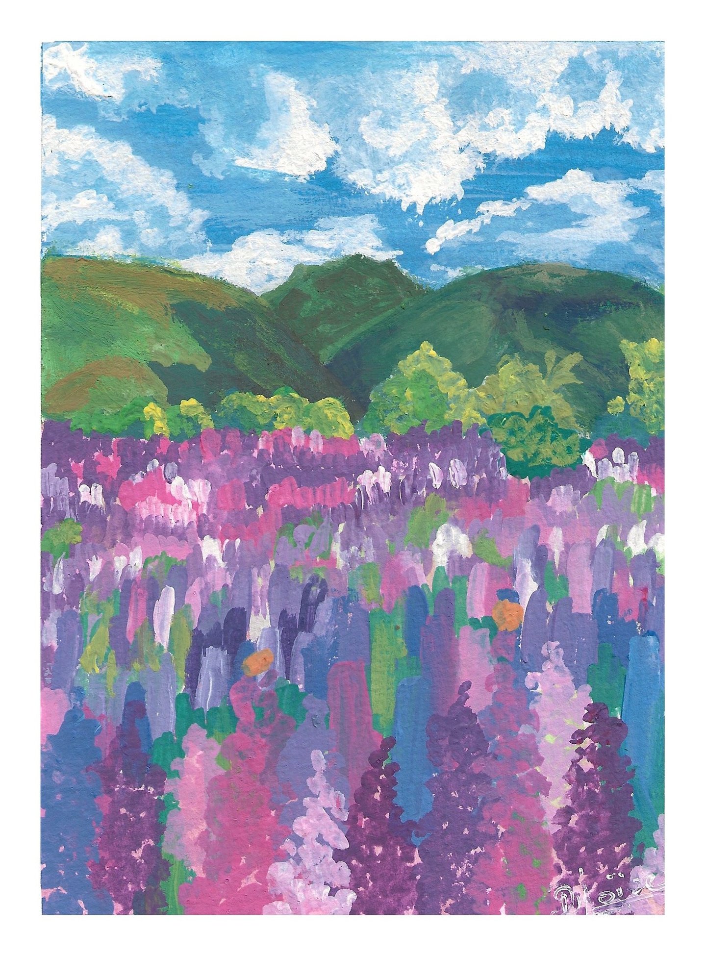 peinture gouache paysage artiste portfolio antilles