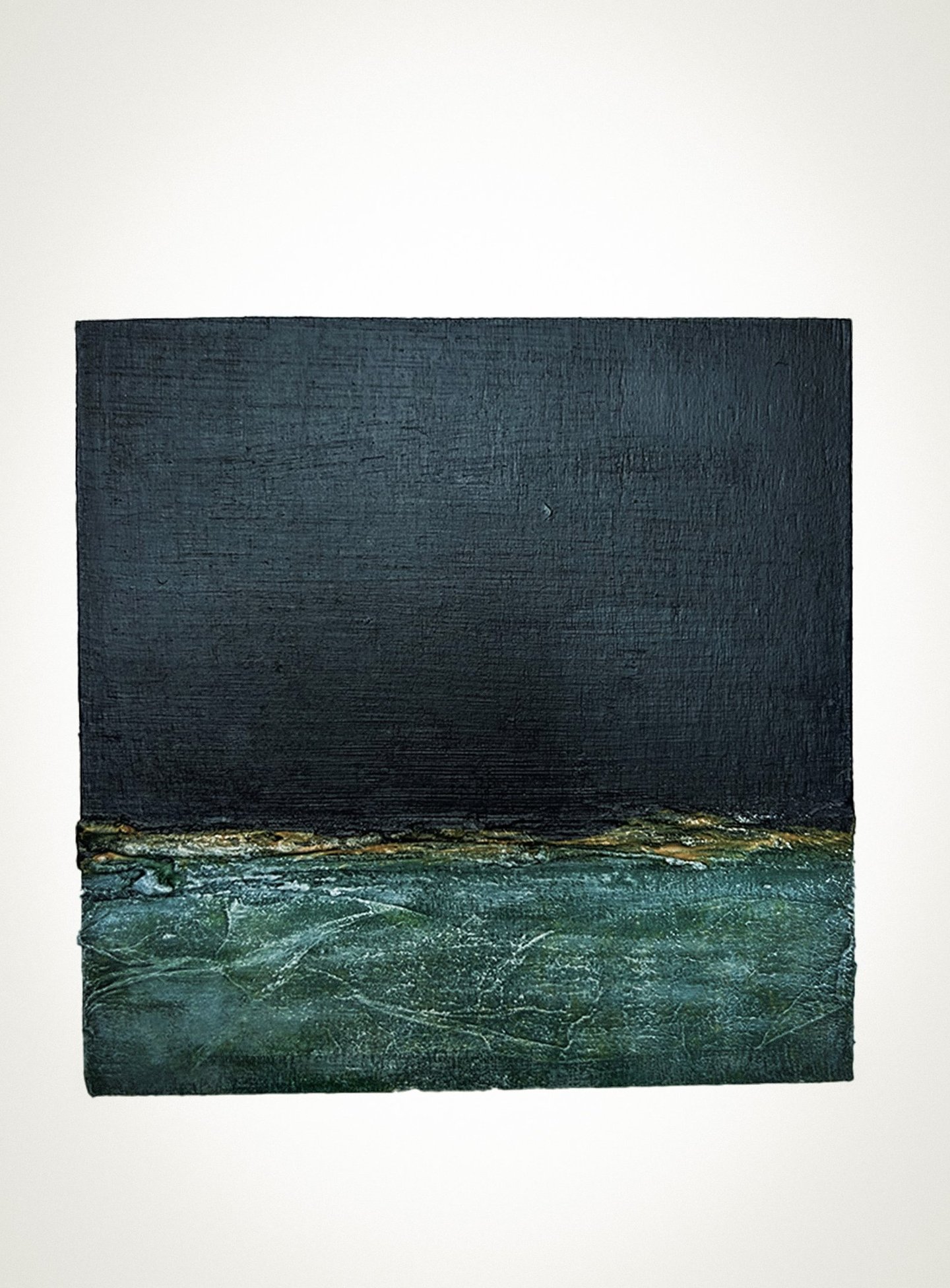 Mixed media abstract art. Landscape abstract. Laurence Moracchini Ditchling Studio.