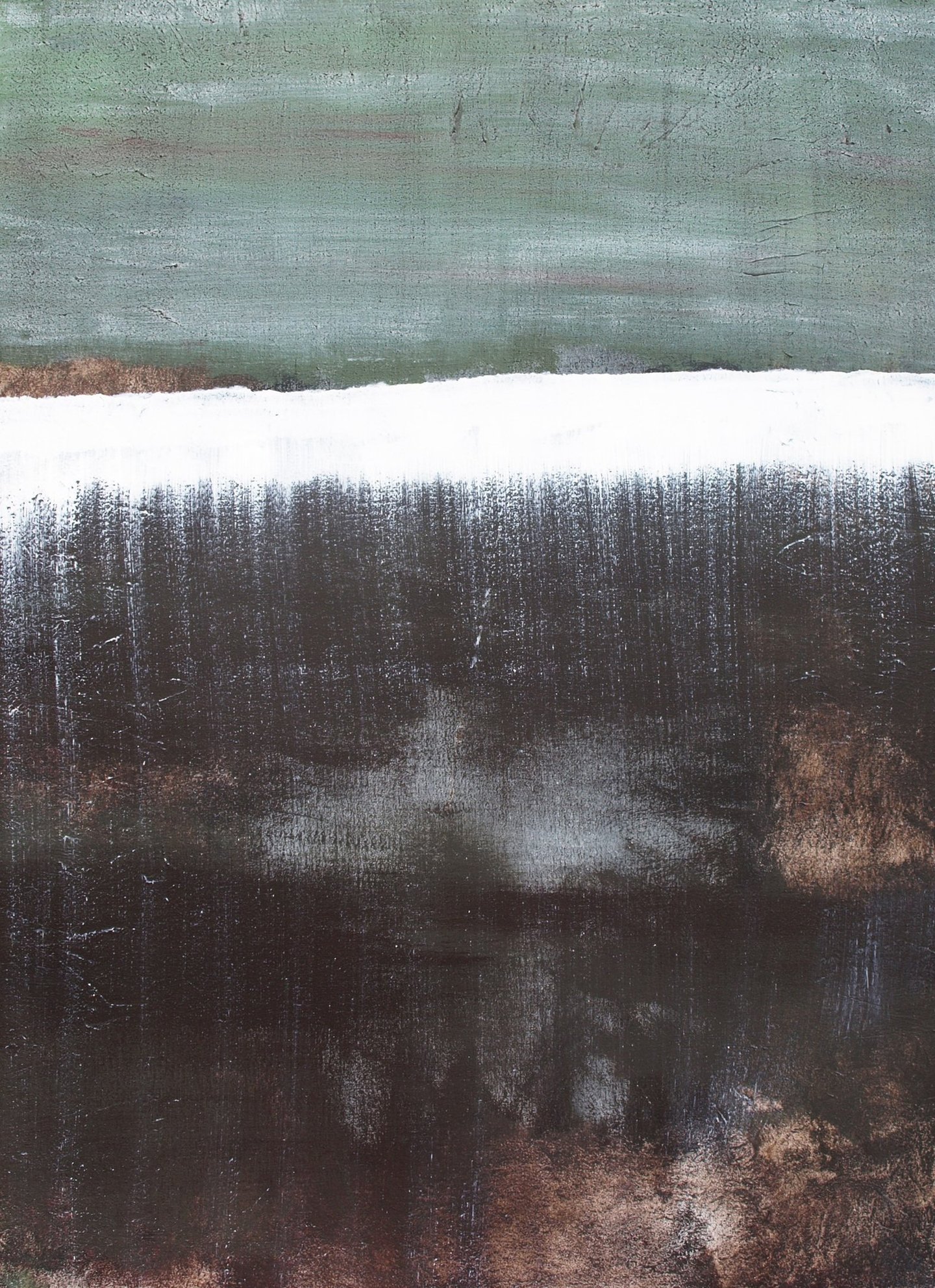 Artiste Jaï - Acrylique sur toile "Rêves décalés numéro2" 100x73 cm- Collection "Les grands Espaces " 2025