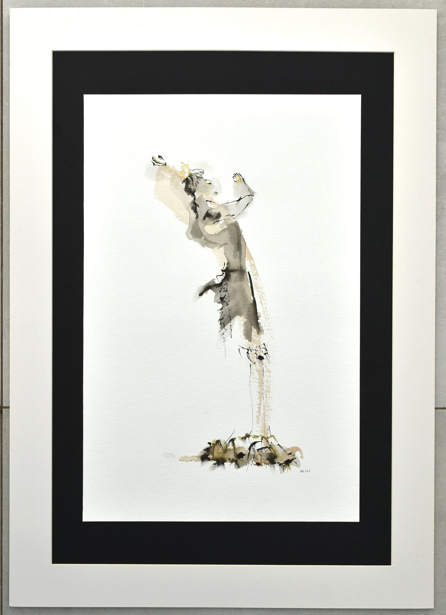 flamenco dessin à l'encre ink drawing Sète