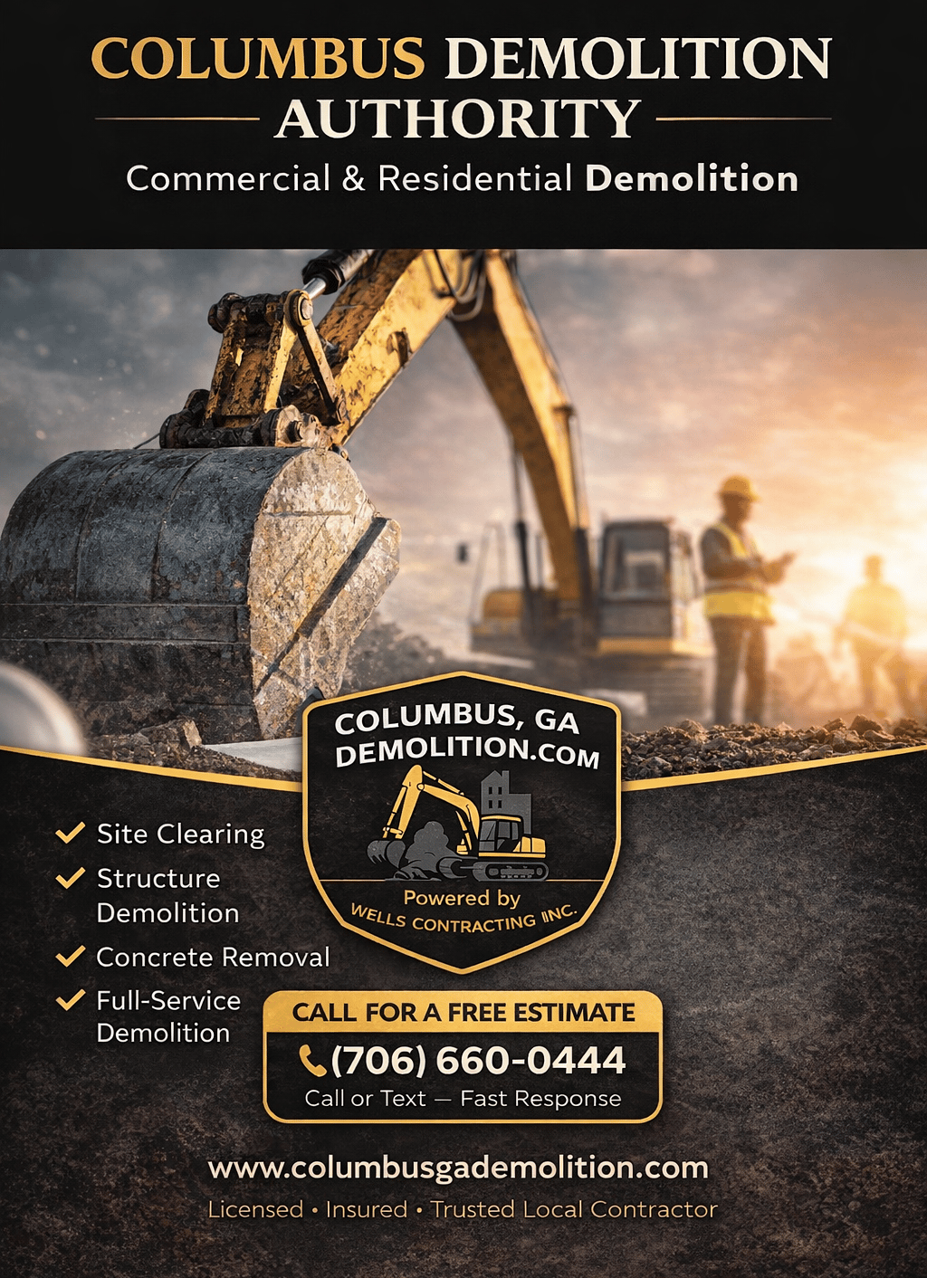 Columbus, Georgia Demolition Authority in Columbus, GA