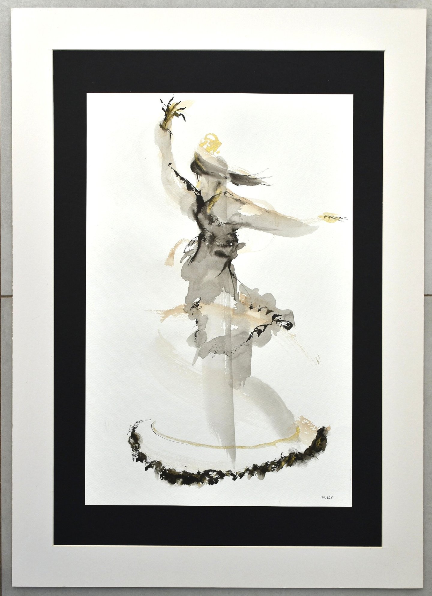 flamenco dessin à l'encre ink drawing Sète