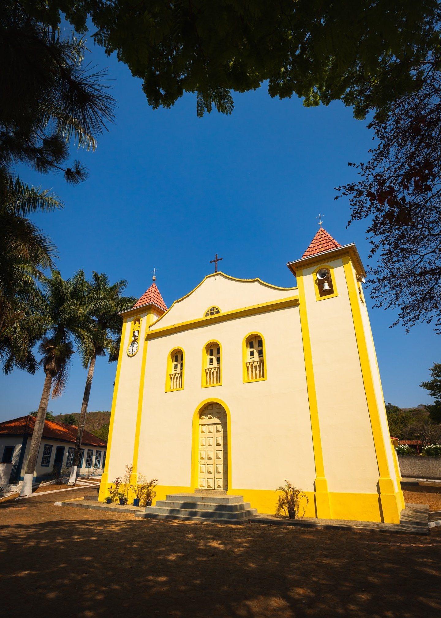 Fotografia autoral com a Igreja Matriz em Onça de Pitangui/MG, para decoração com quadro Fine Art.